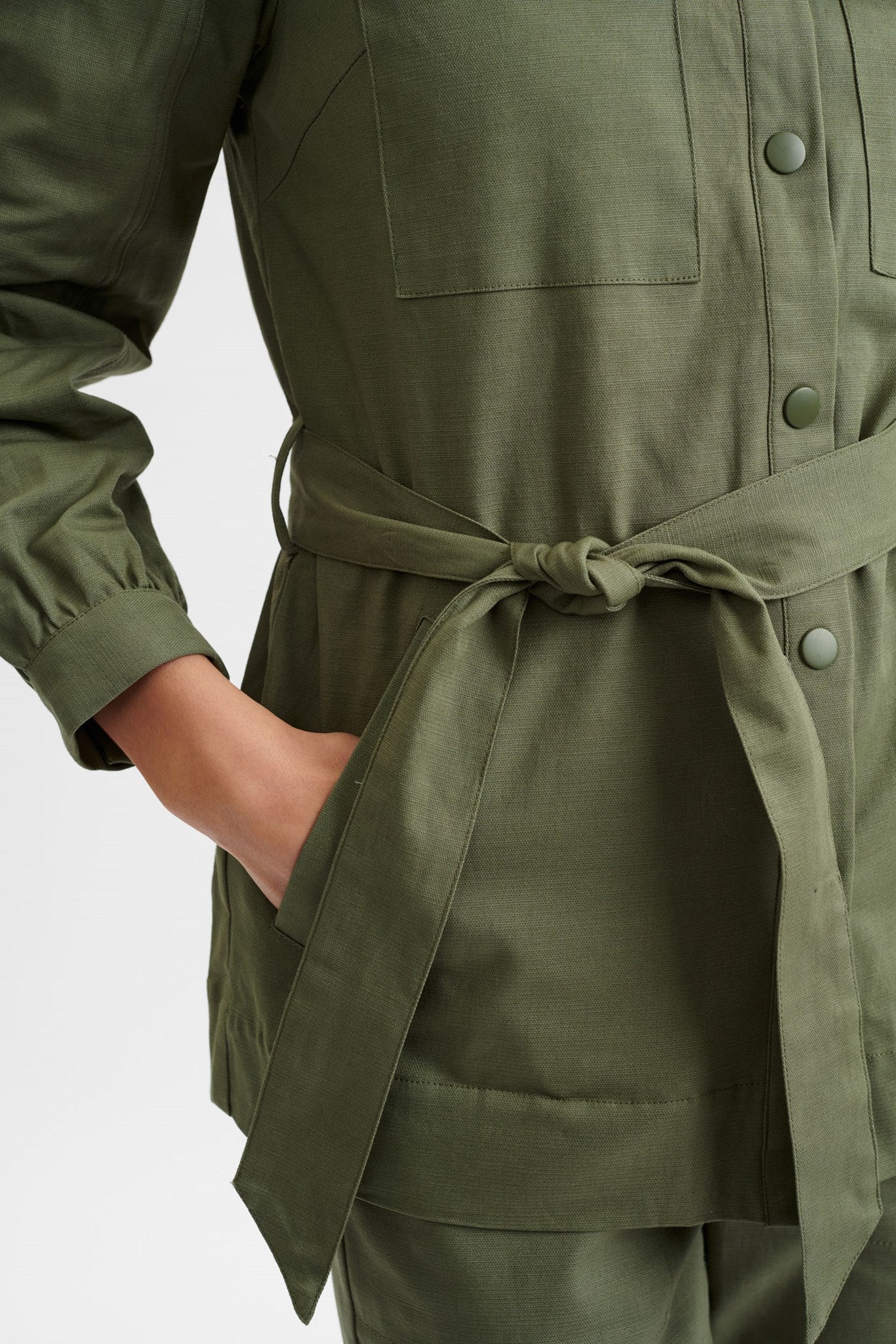NUCESARINA JACKET - Deep Lichen Green - Image 5