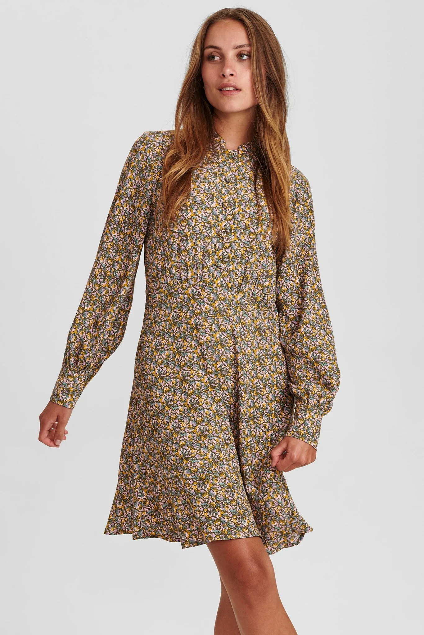 NUCHABELLY DRESS - Grape leaf
