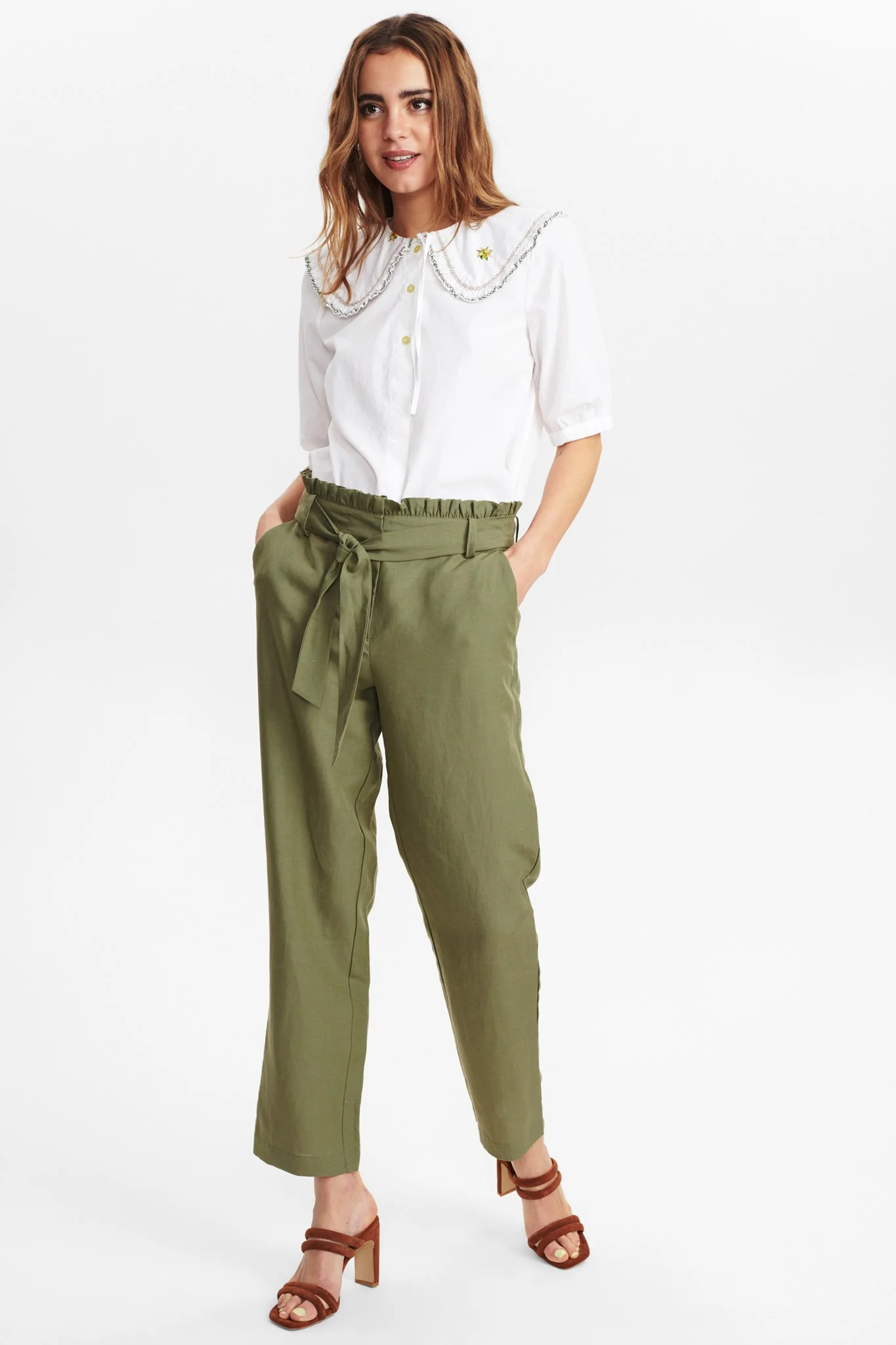 NUCHABELY PANTS - MARTINI OLIVE - Image 3