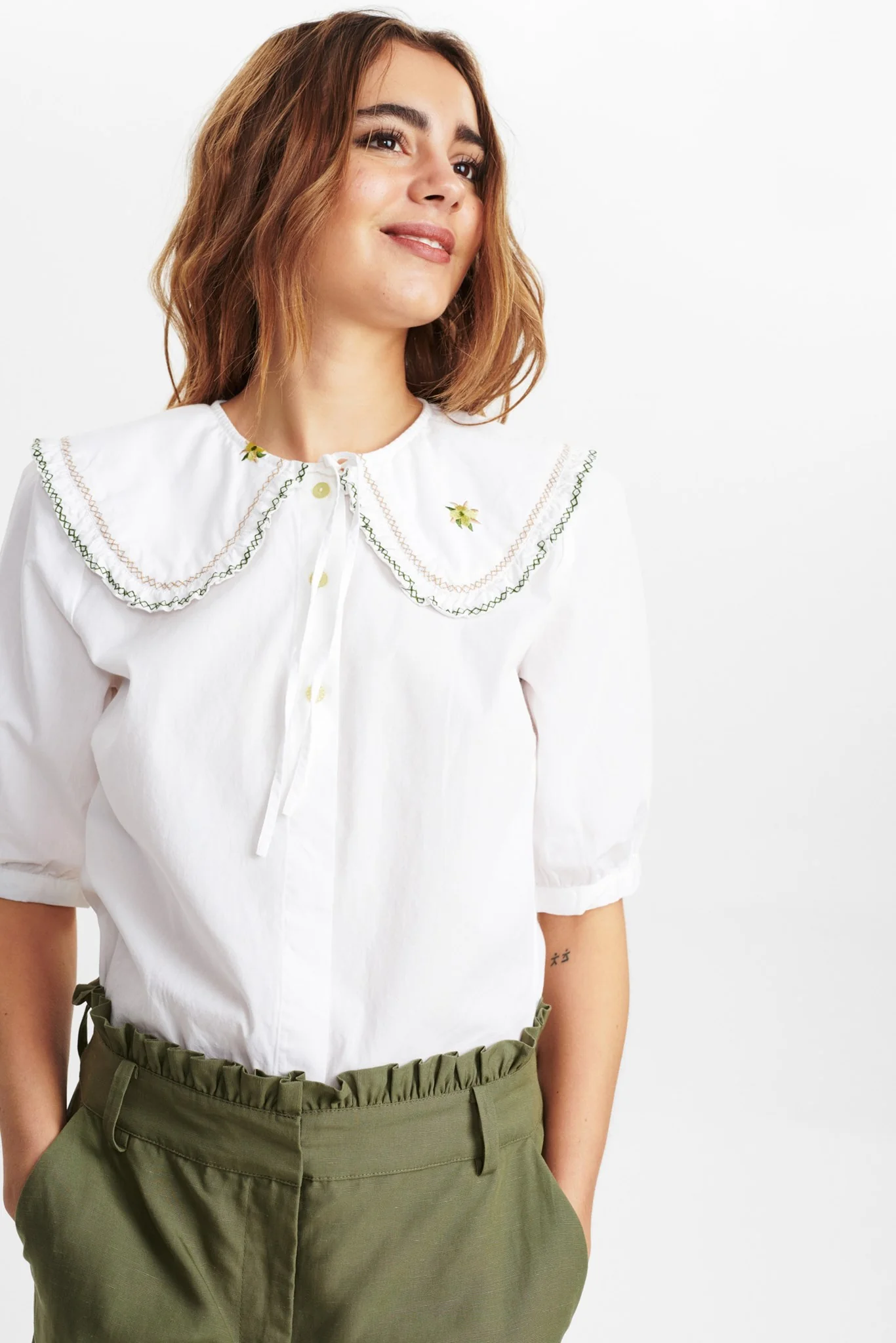 NUCHANCE SHIRT - Bright White - Image 6