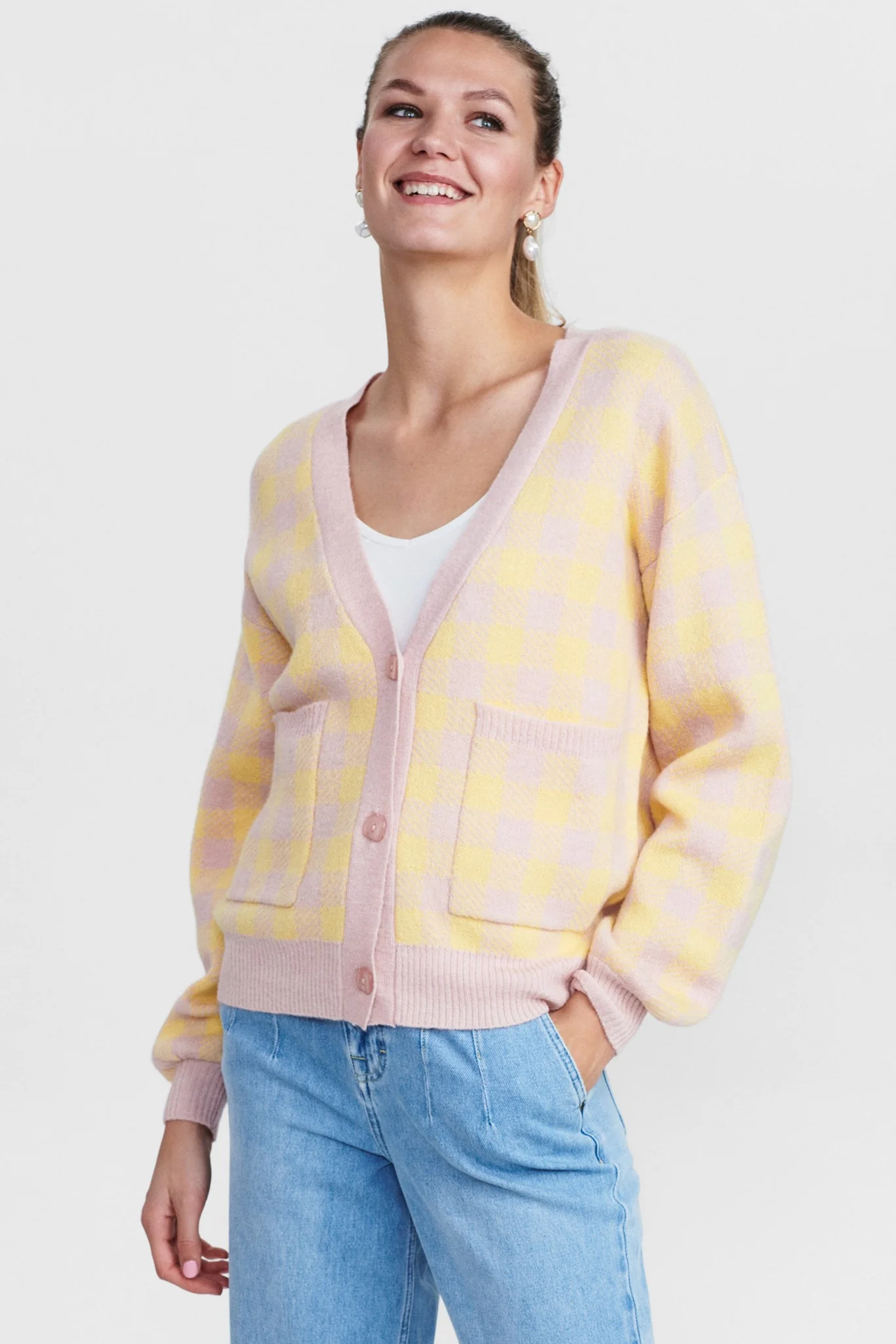 NUCHANDELLE CARDIGAN - Popcorn