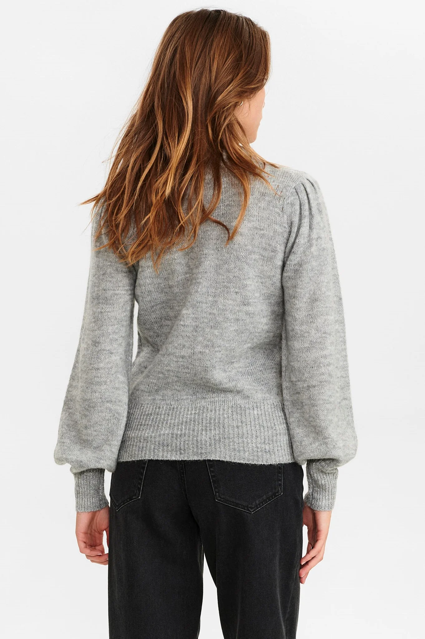 NUCHANEY PULLOVER - Light grey mel - Image 2