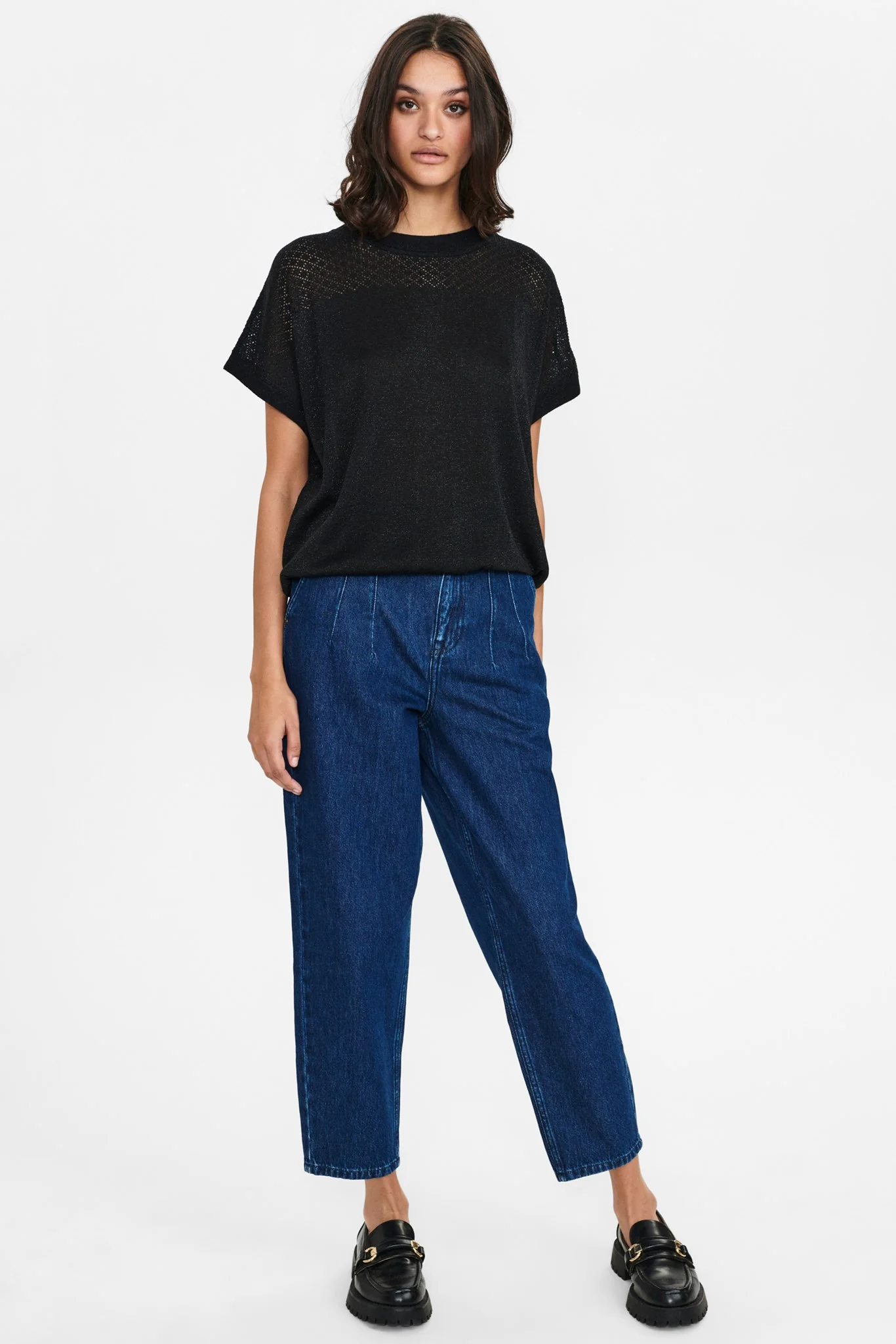 NUCHANTARA DARLENE BLOUSE - Caviar - Image 3