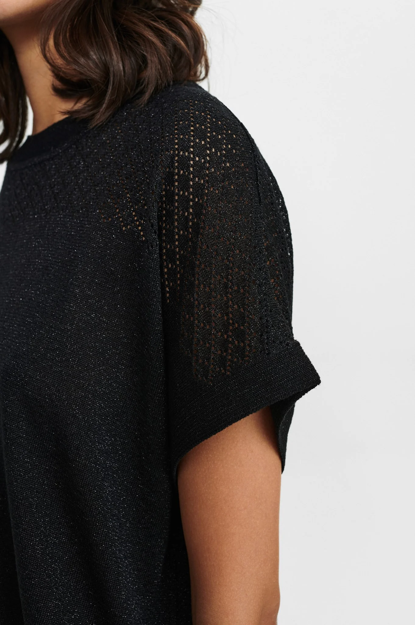 NUCHANTARA DARLENE BLOUSE - Caviar - Image 5