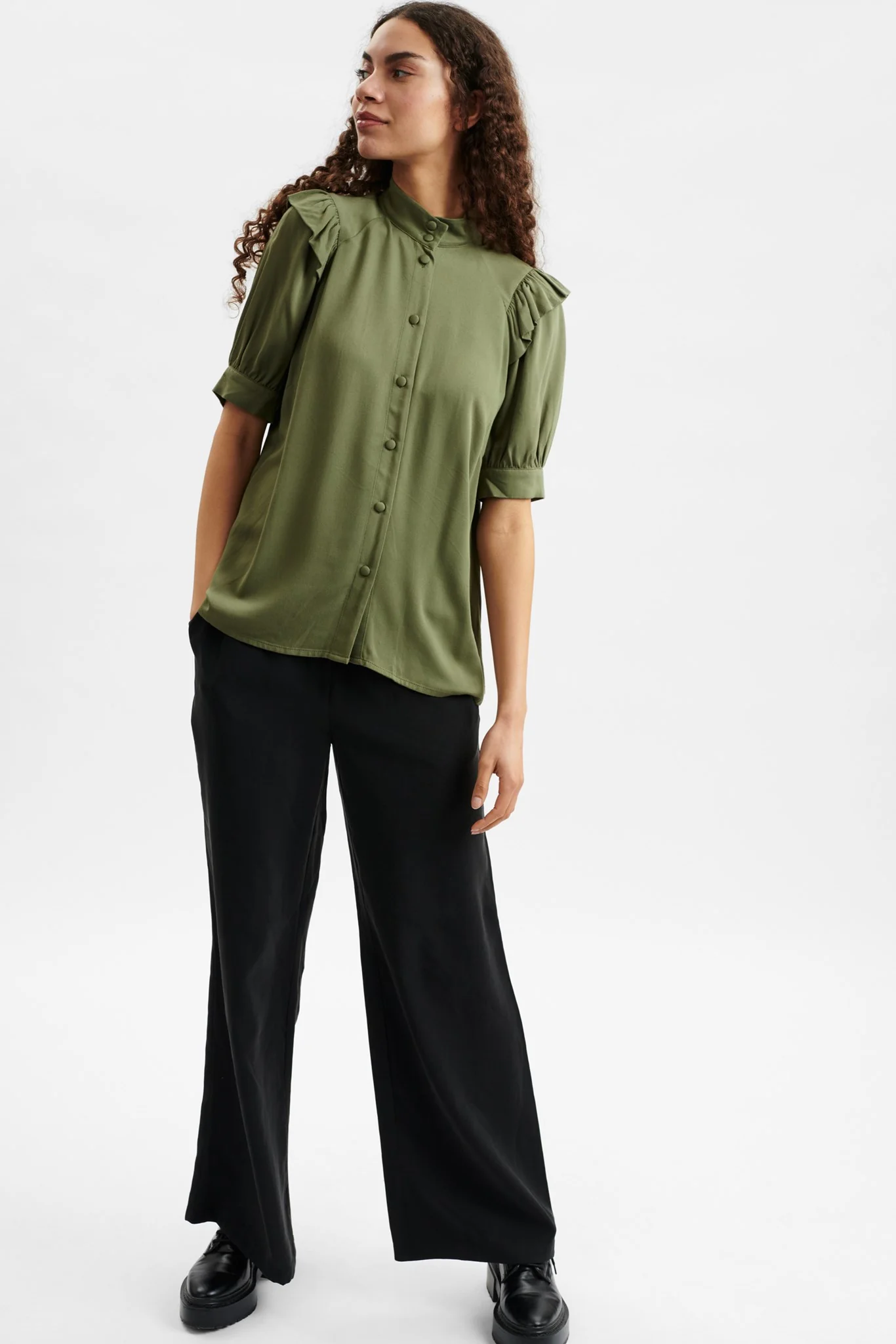 NUCHARDONNAY SHIRT - Deep Lichen Green - Image 3