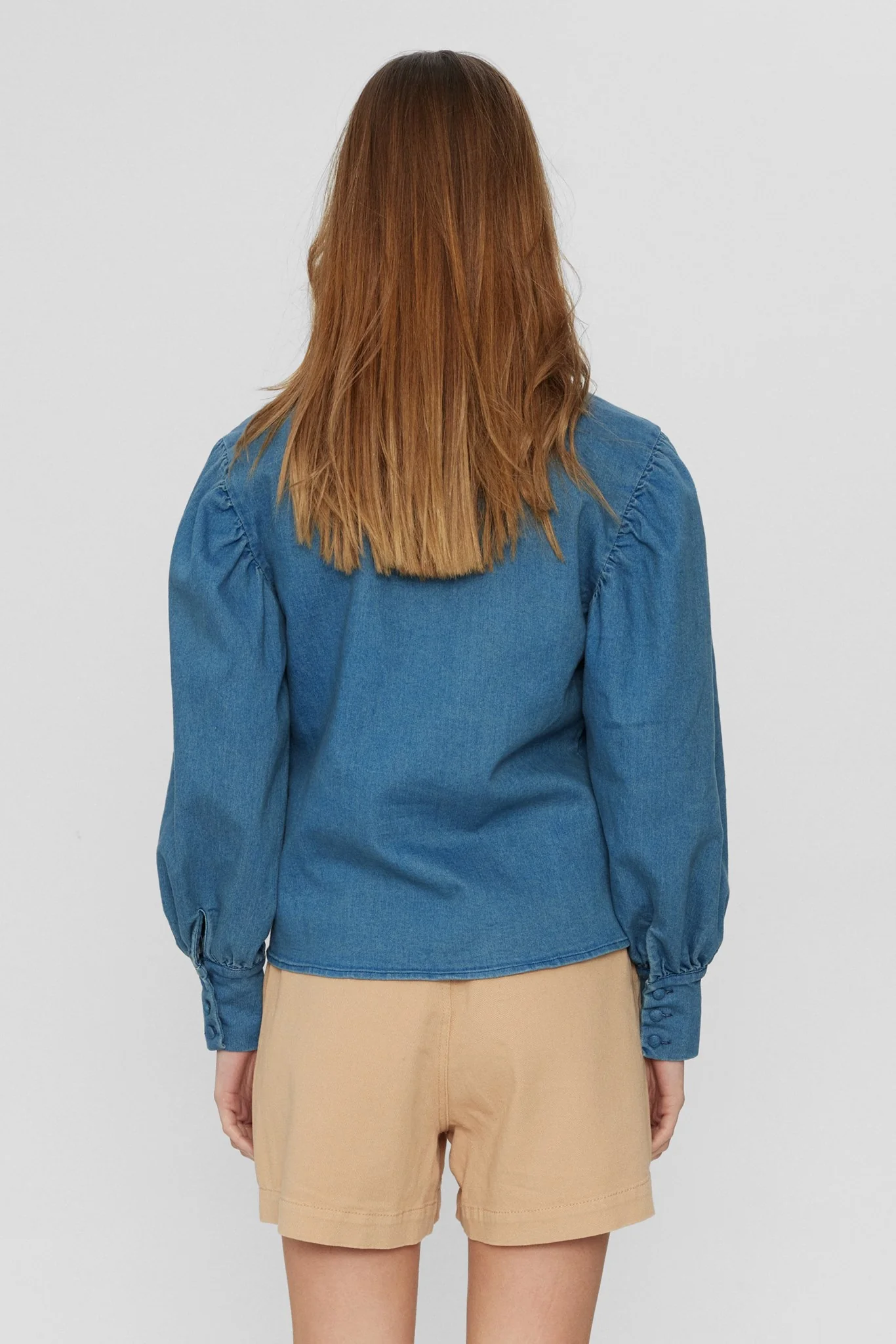 NUCHARLISE SHIRT - Medium Blue Denim - Image 2