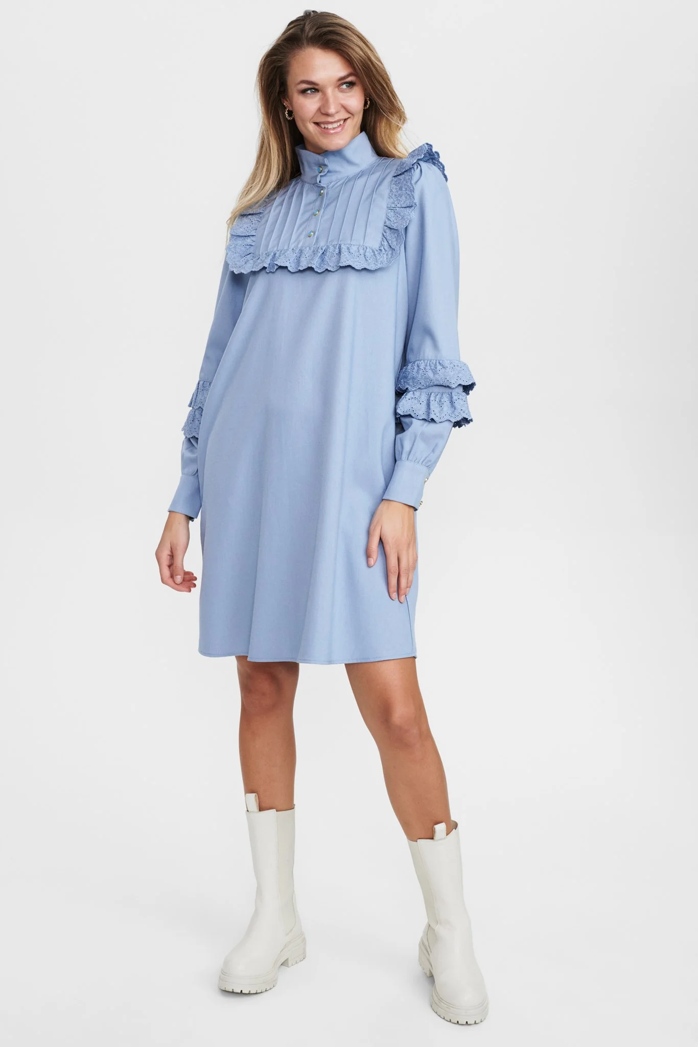 NUCHARLIZE DRESS - Della Robbia Blue - Image 5