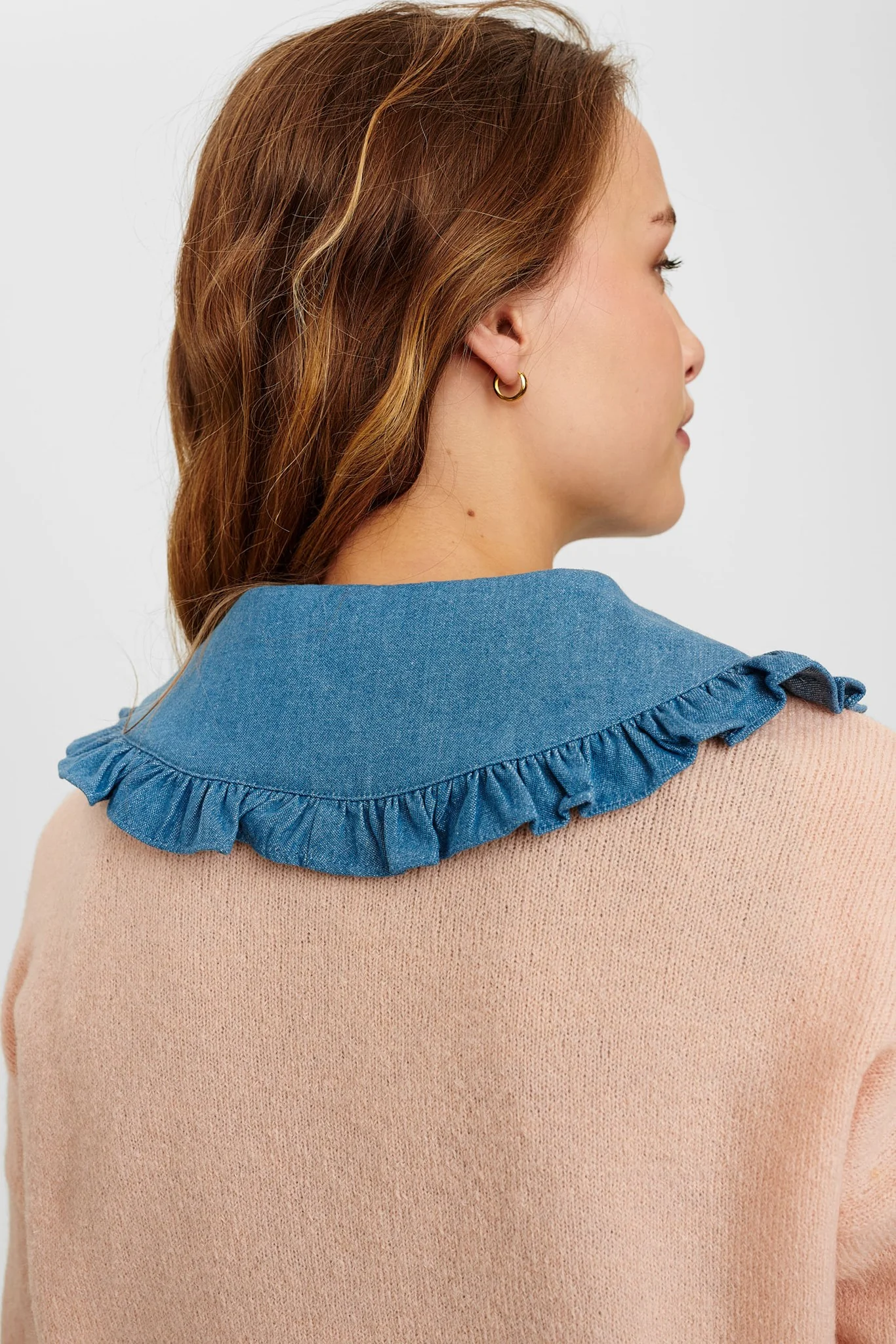NUCHARMY COLLAR - Light Blue Denim - Image 2