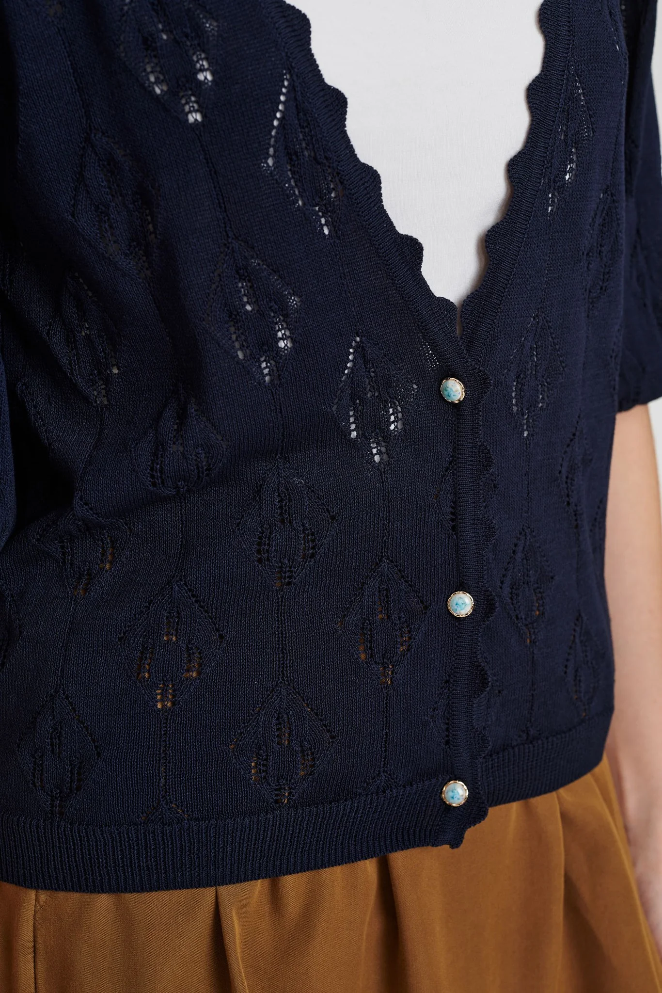 NUCHARO CARDIGAN - Dark Sapphire - Image 4