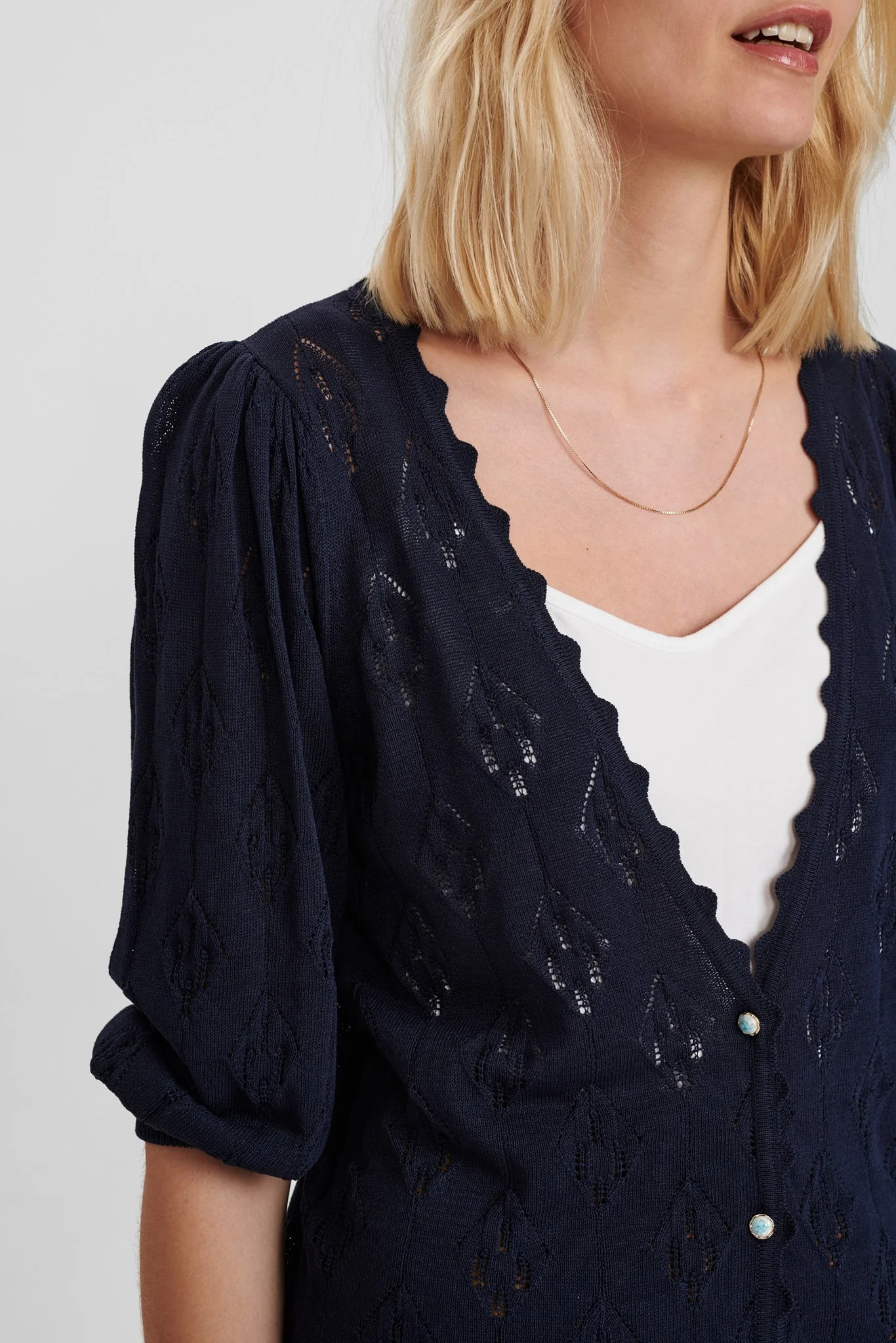 NUCHARO CARDIGAN - Dark Sapphire - Image 5