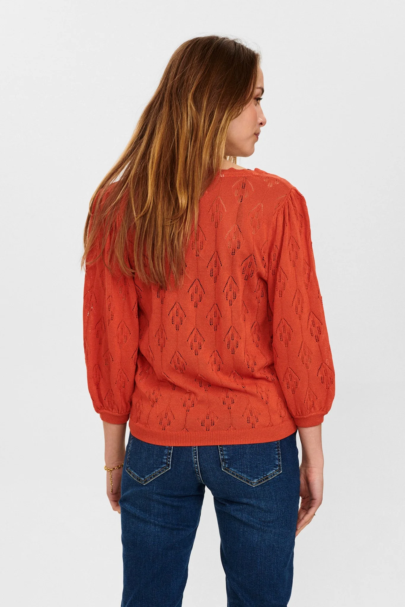 NUCHARO CARDIGAN - Red Clay - Image 2