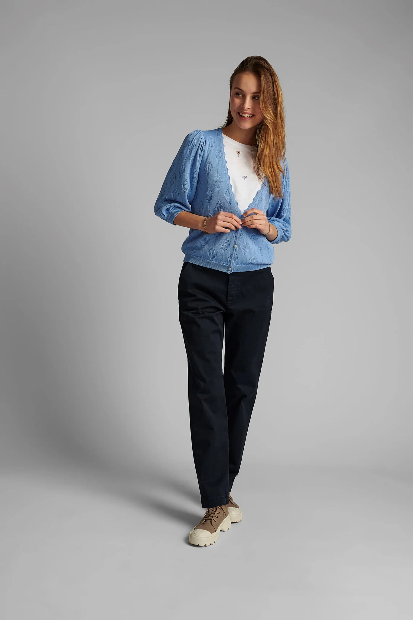 NUCHARO CARDIGAN - Vista Blue - Image 3