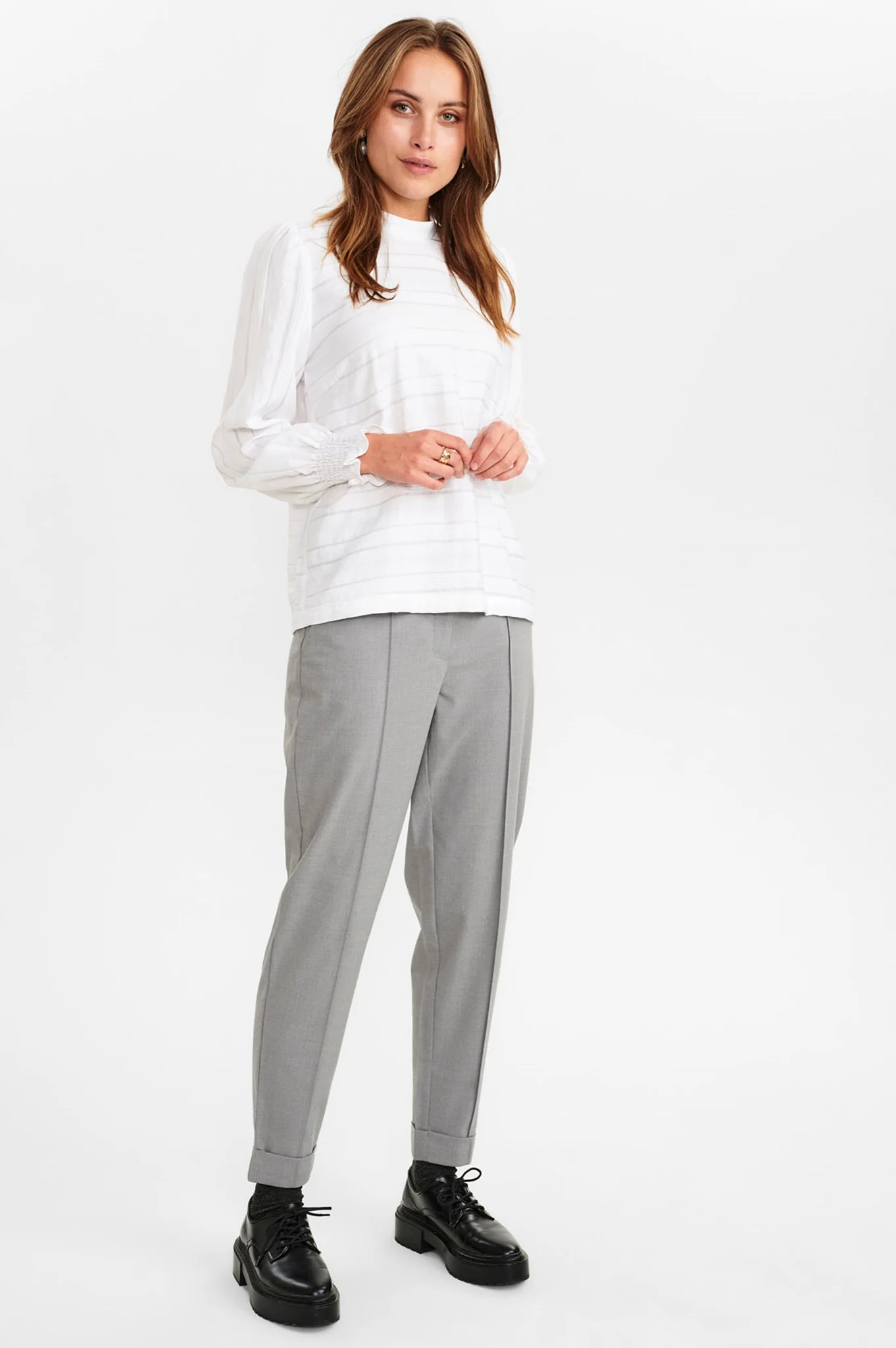 NUCHESNEY BLOUSE - Bright White - Image 3