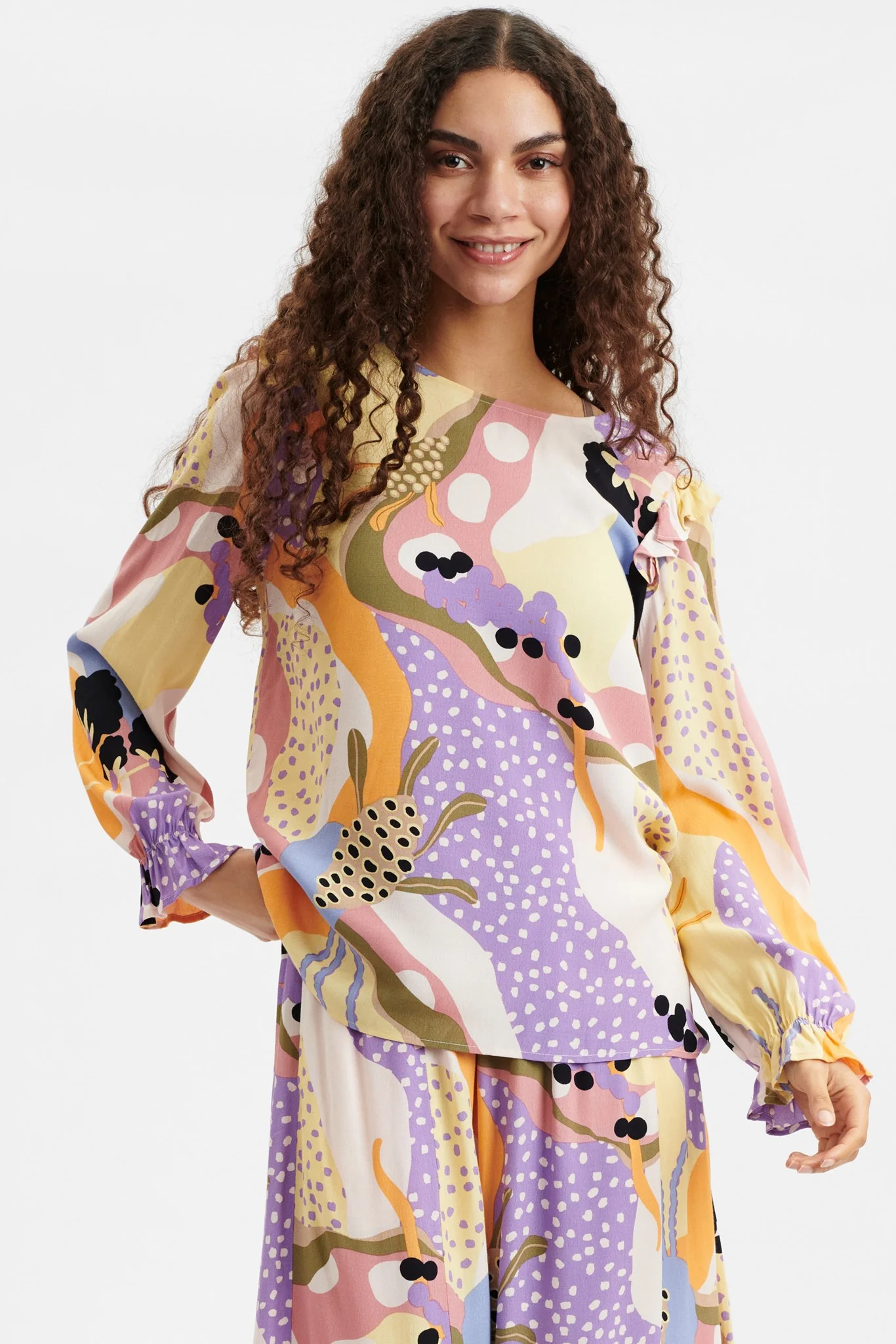 NUCHIARA  BLOUSE - Pearl
