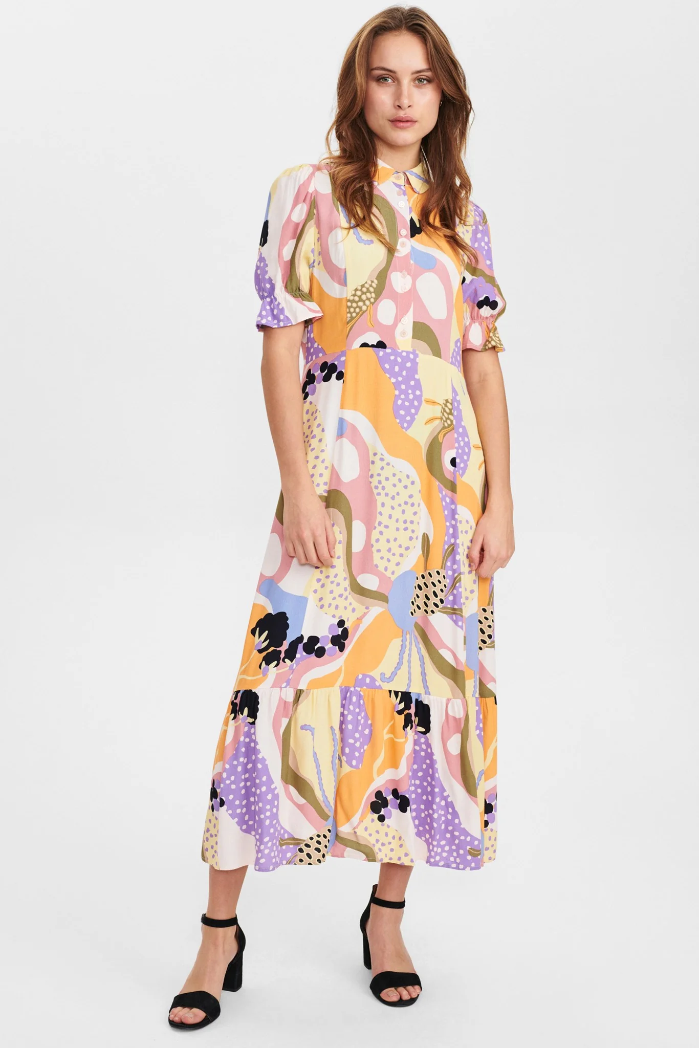 NUCHIARA LONG DRESS - Pearl