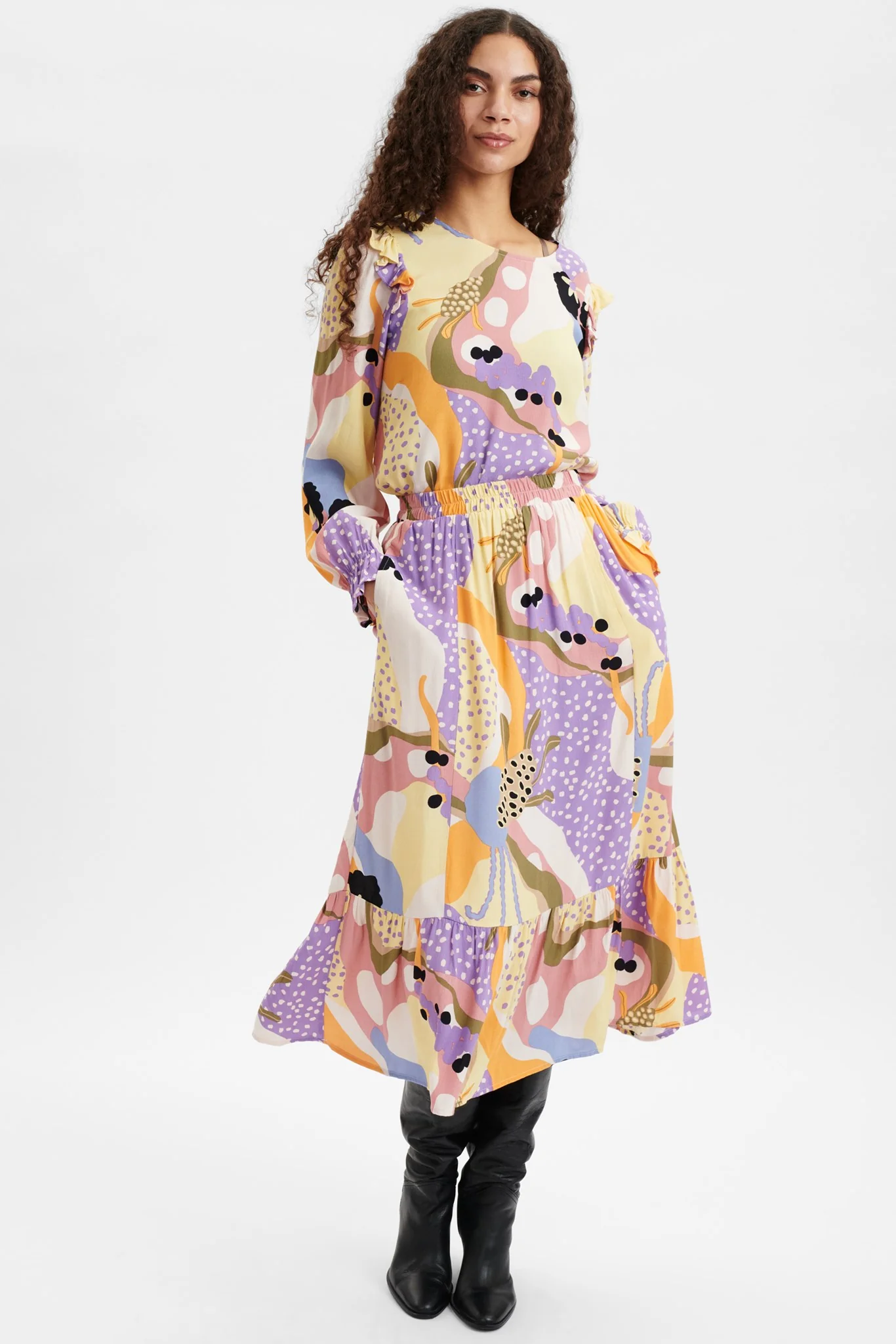 NUCHIARA SKIRT - Pearl - Image 3
