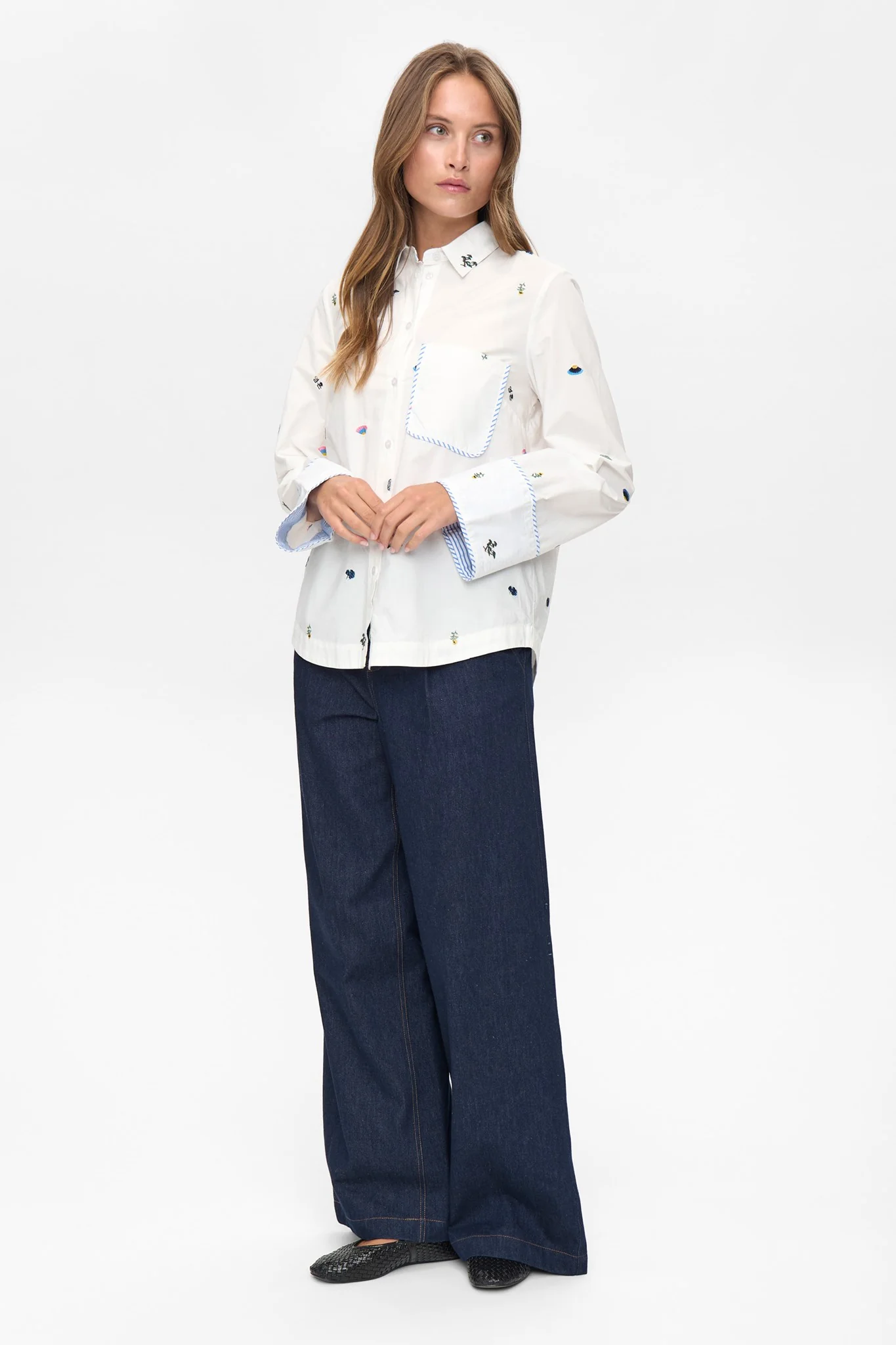 NUCHIRO BOXY SHIRT - Cloud Dancer - Image 3