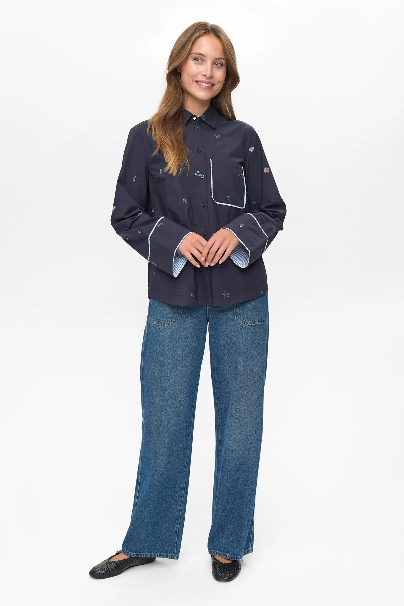 NUCHIRO BOXY SHIRT - Dark Sapphire - Image 3