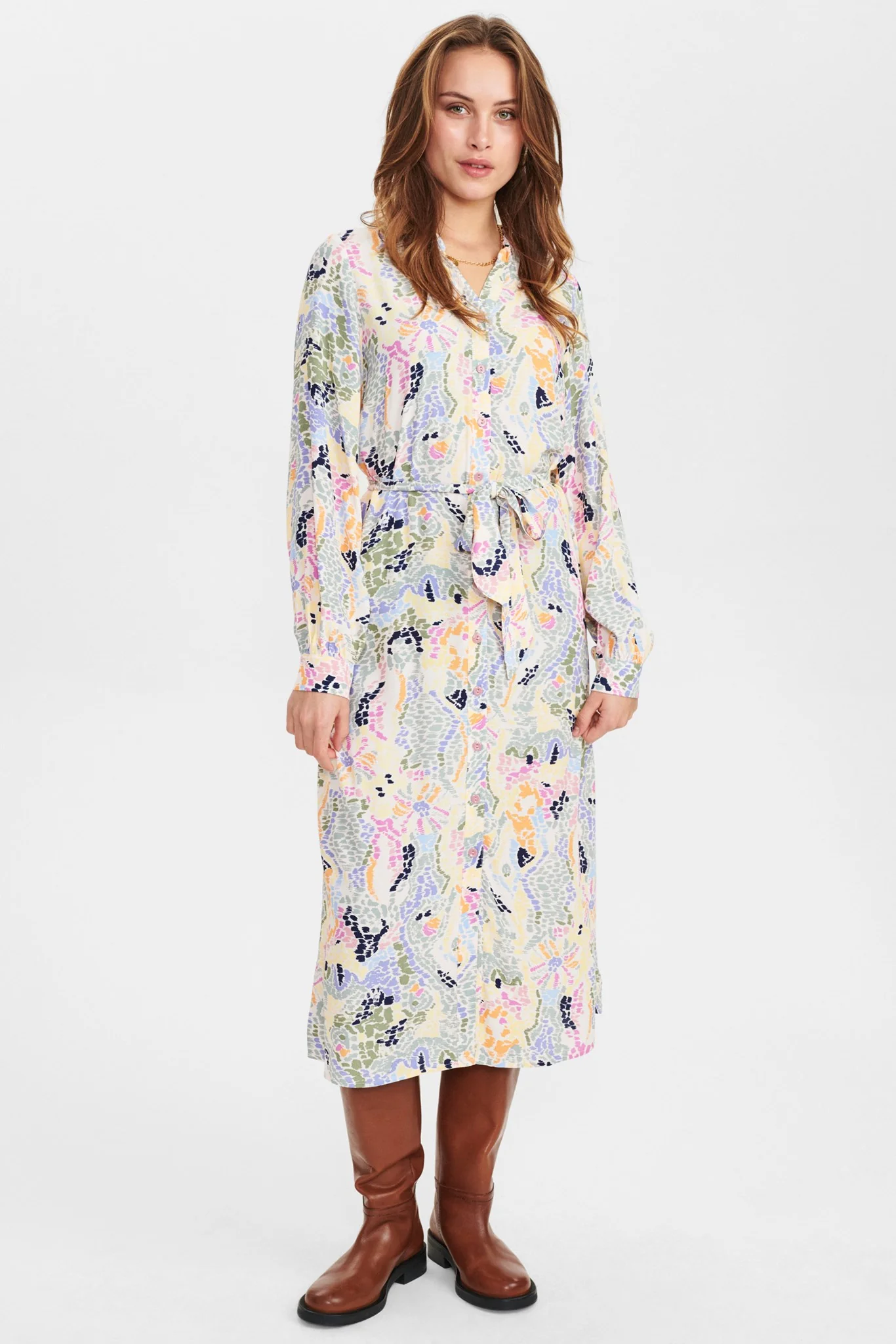 NUCHONEL DRESS - Pearl