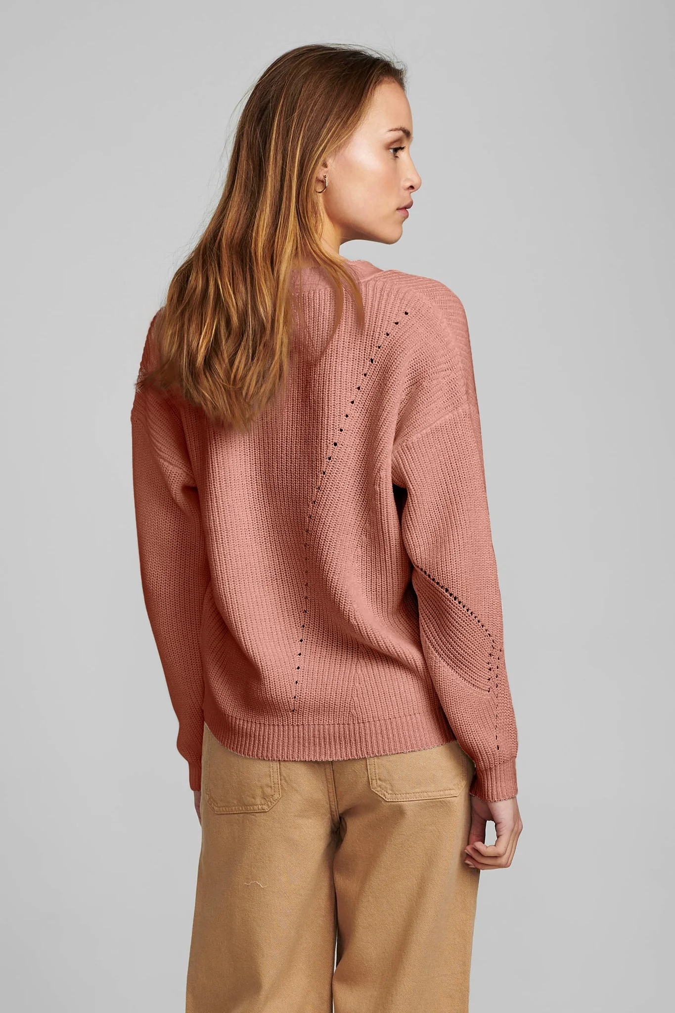 NUCIA CARDIGAN - Ash Rose - Image 2