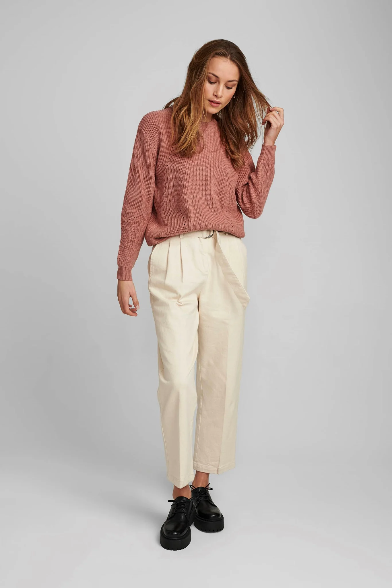 NUCIA PULLOVER  - Ash Rose - Image 3