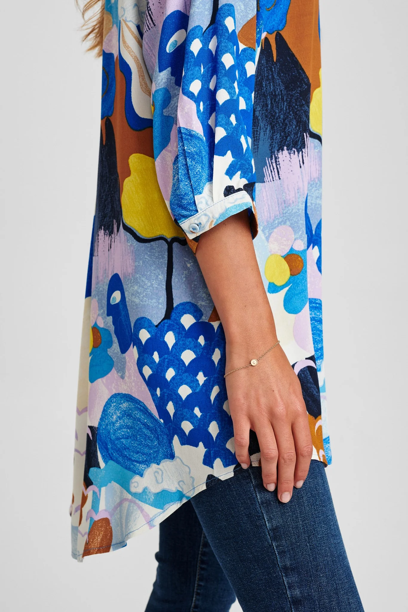 NUCICELY LONG SHIRT - Princess Blue - Image 5