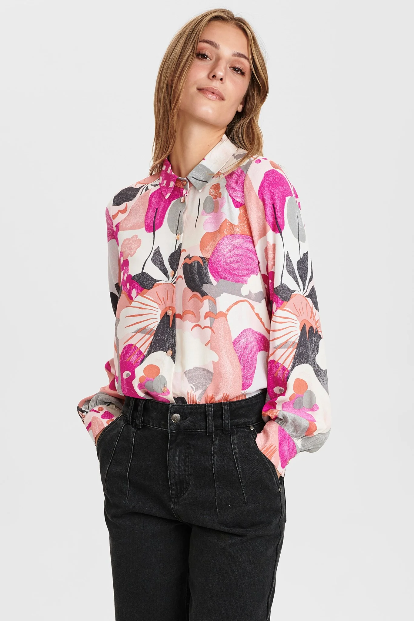 NUCICELY SHIRT - Rose Violet