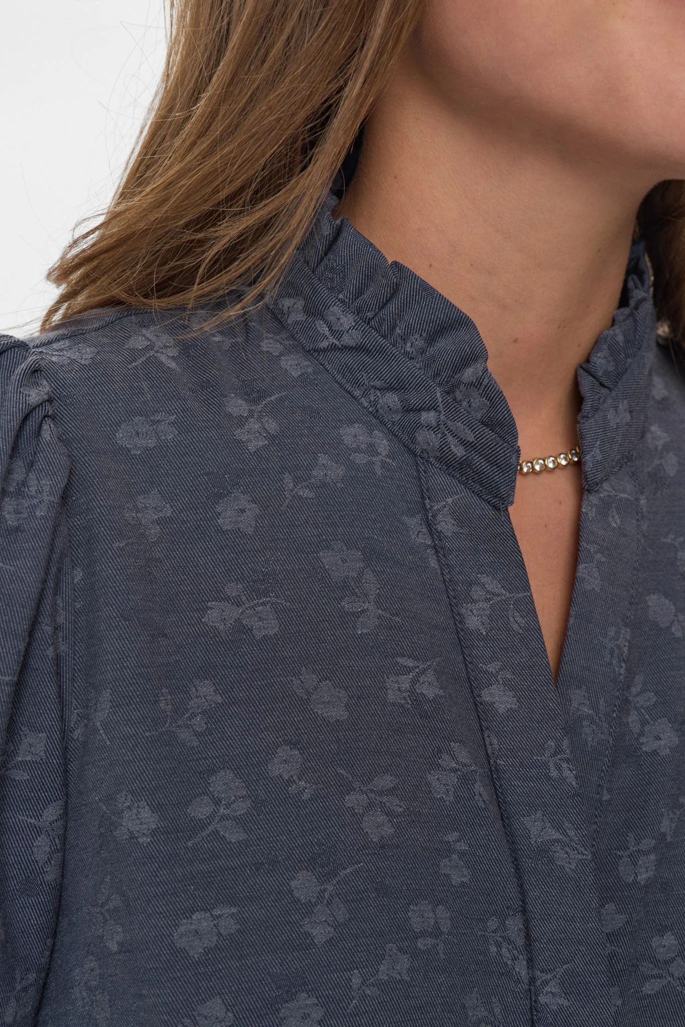 NUCILA SHIRT - Medium Blue Denim - Image 4