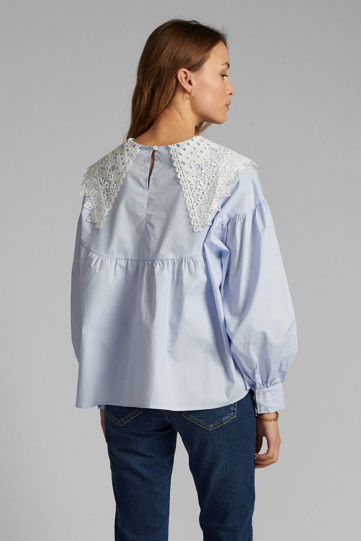 NUCINDY LS SHIRT - Airy Blue - Image 2