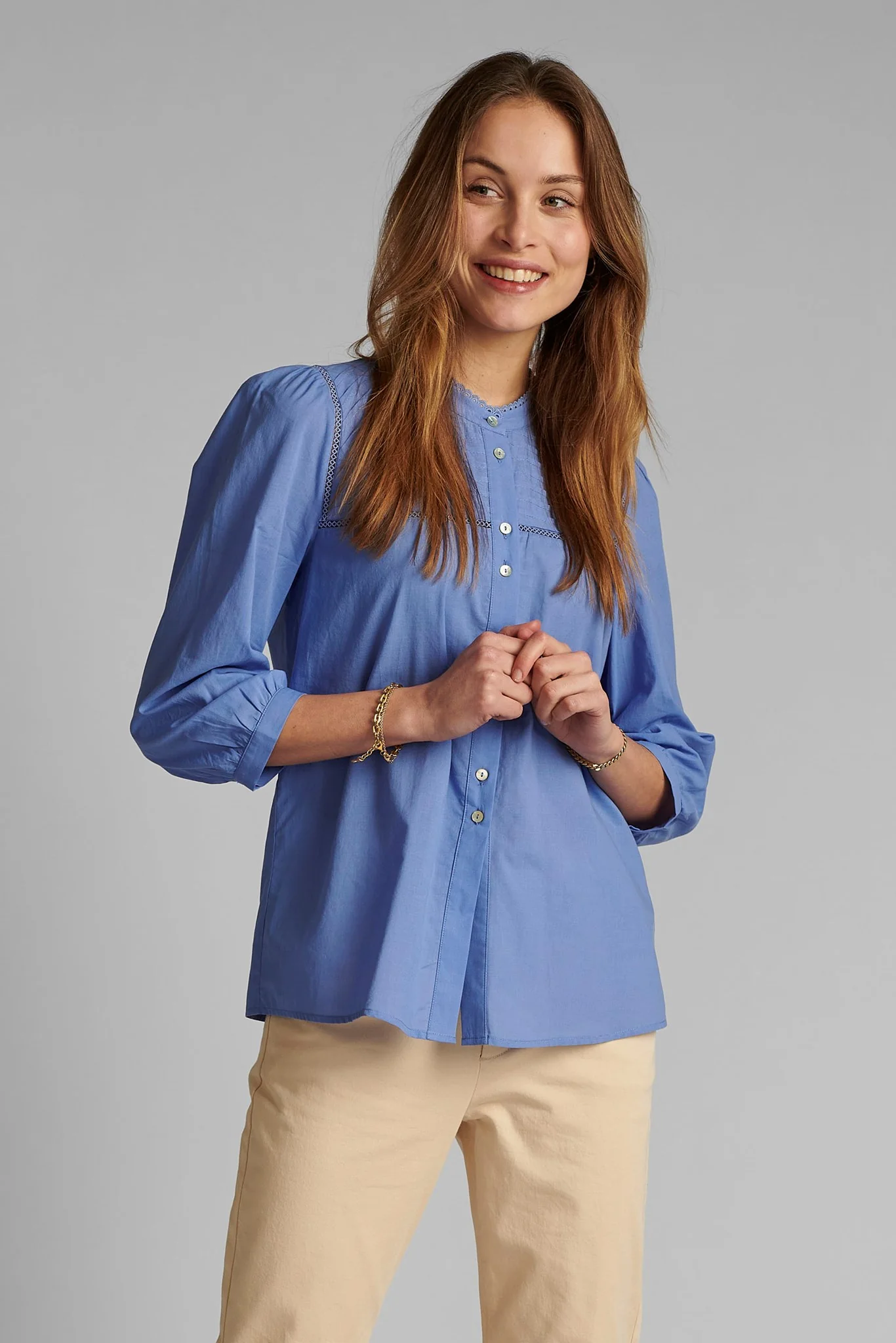 NUCINDY SHIRT - Wedgewood