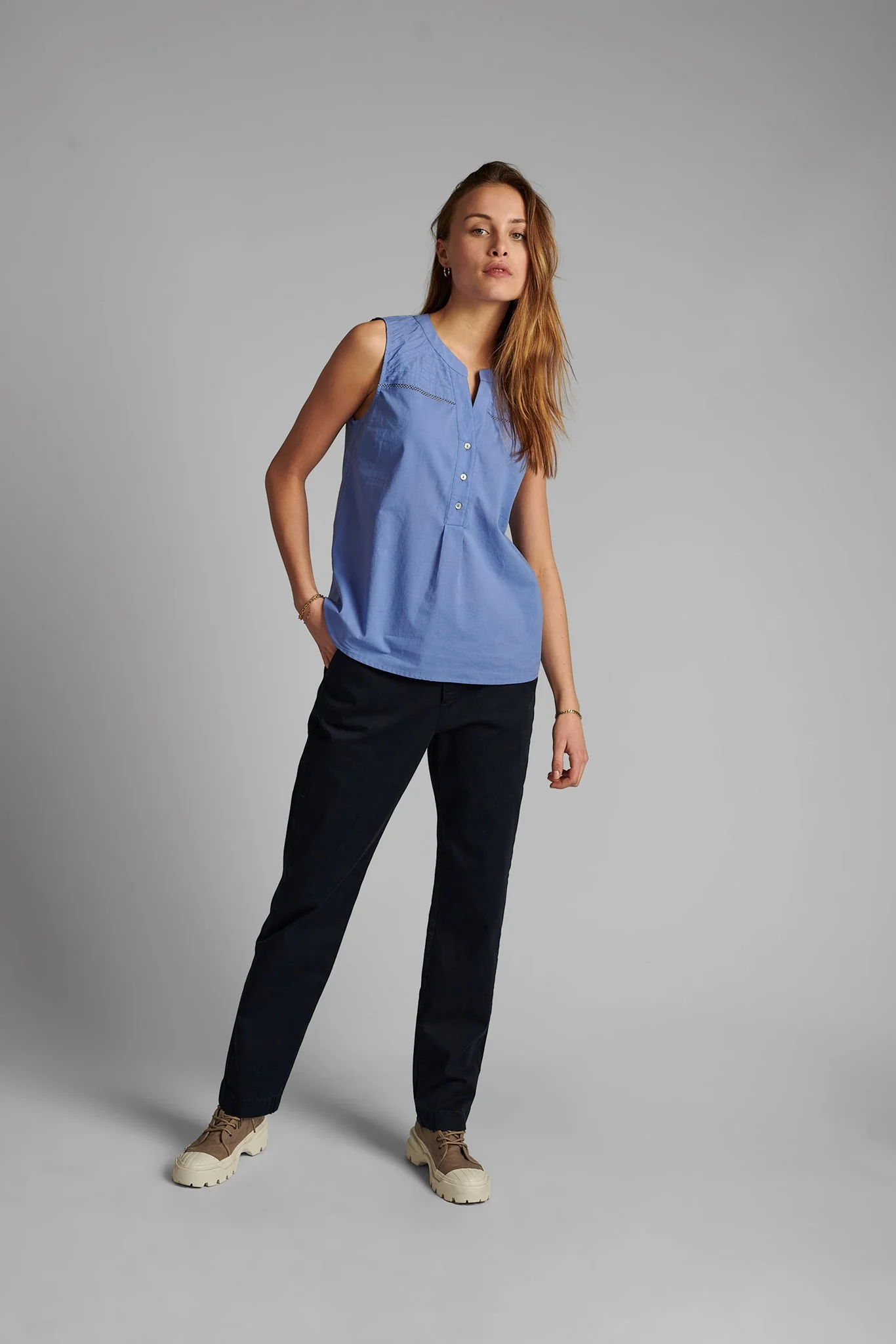 NUCINDY TOP - Wedgewood - Image 3