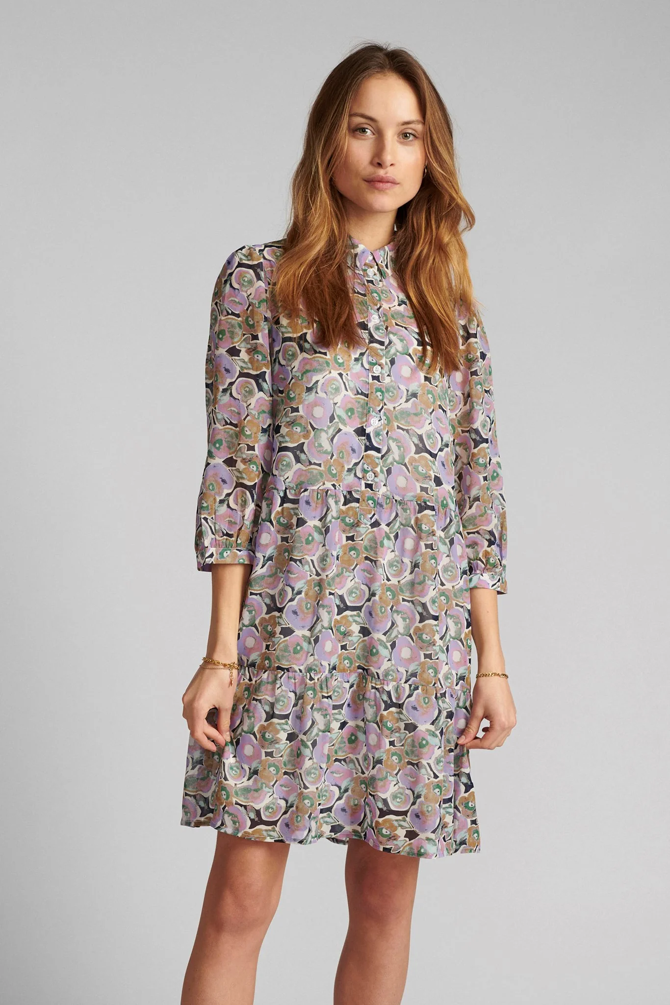 NUCINNAMON DRESS - Wedgewood