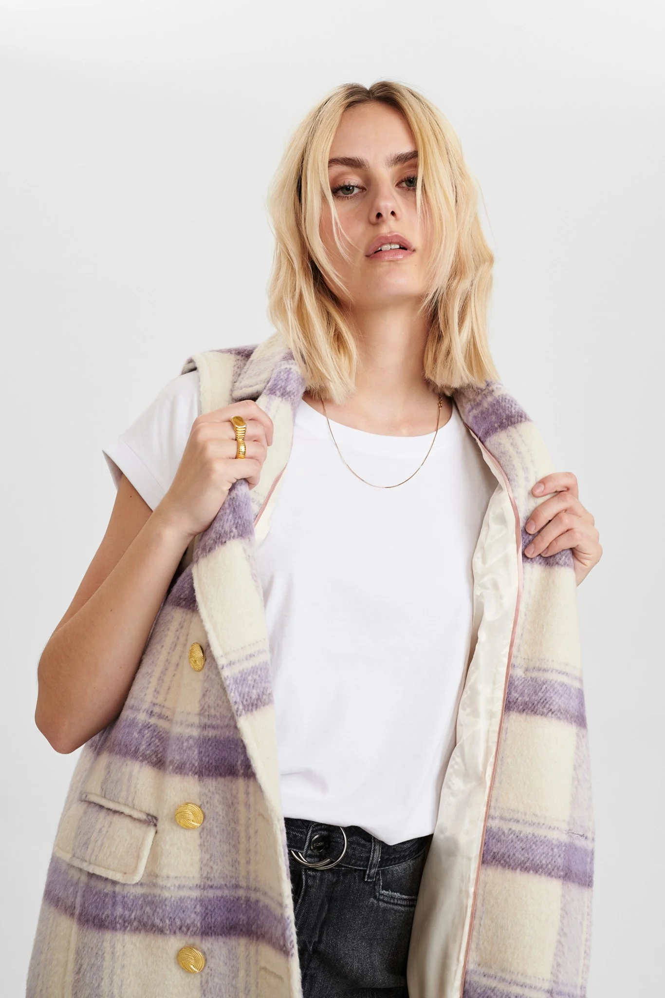 NUCLARISA WAISTCOAT - Lilac Breeze - Image 6