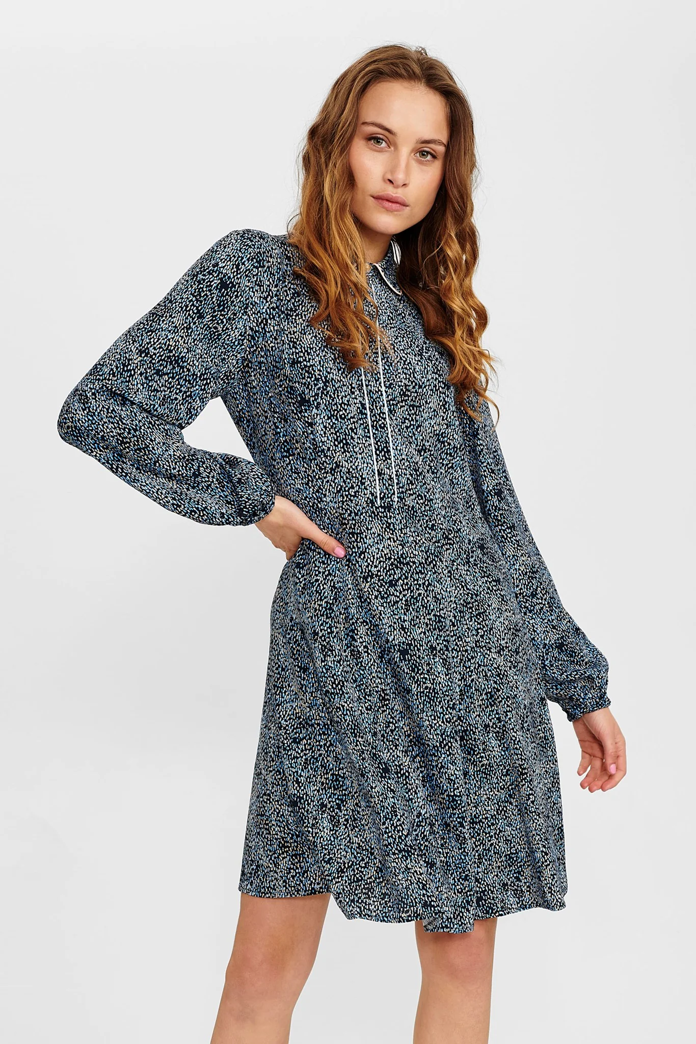 NUCLARKE DRESS - Dark Sapphire