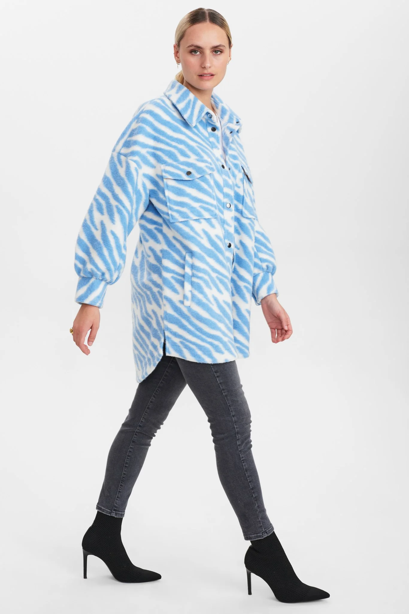 NUCLAUDE OVERSHIRT - Cashmere Blue - Image 3