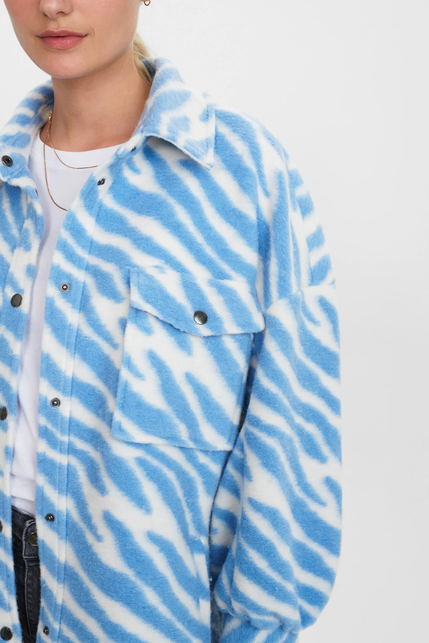 NUCLAUDE OVERSHIRT - Cashmere Blue - Image 4