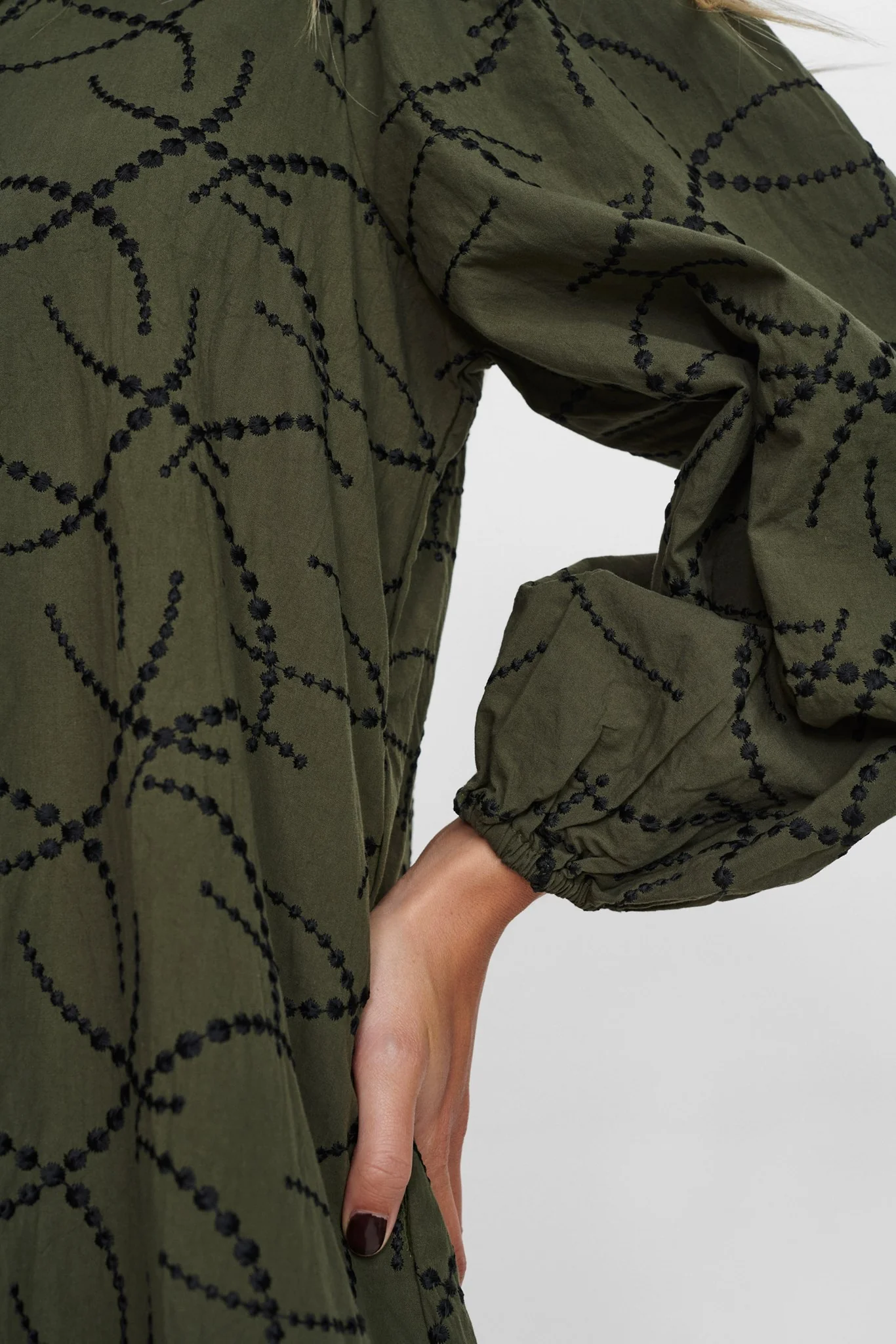NUCLELIA DRESS - Grape leaf - Image 4