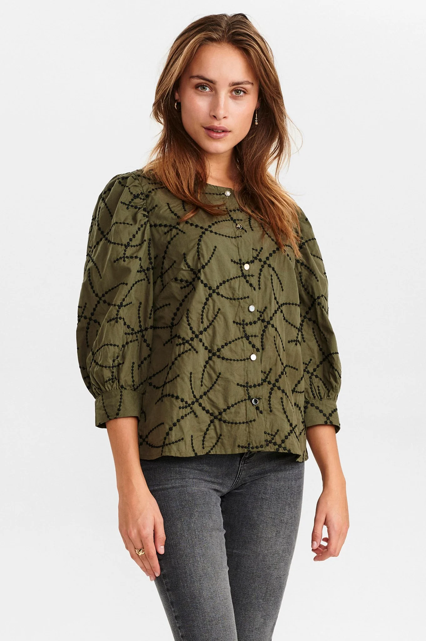 NUCLELIA SHIRT - Grape leaf