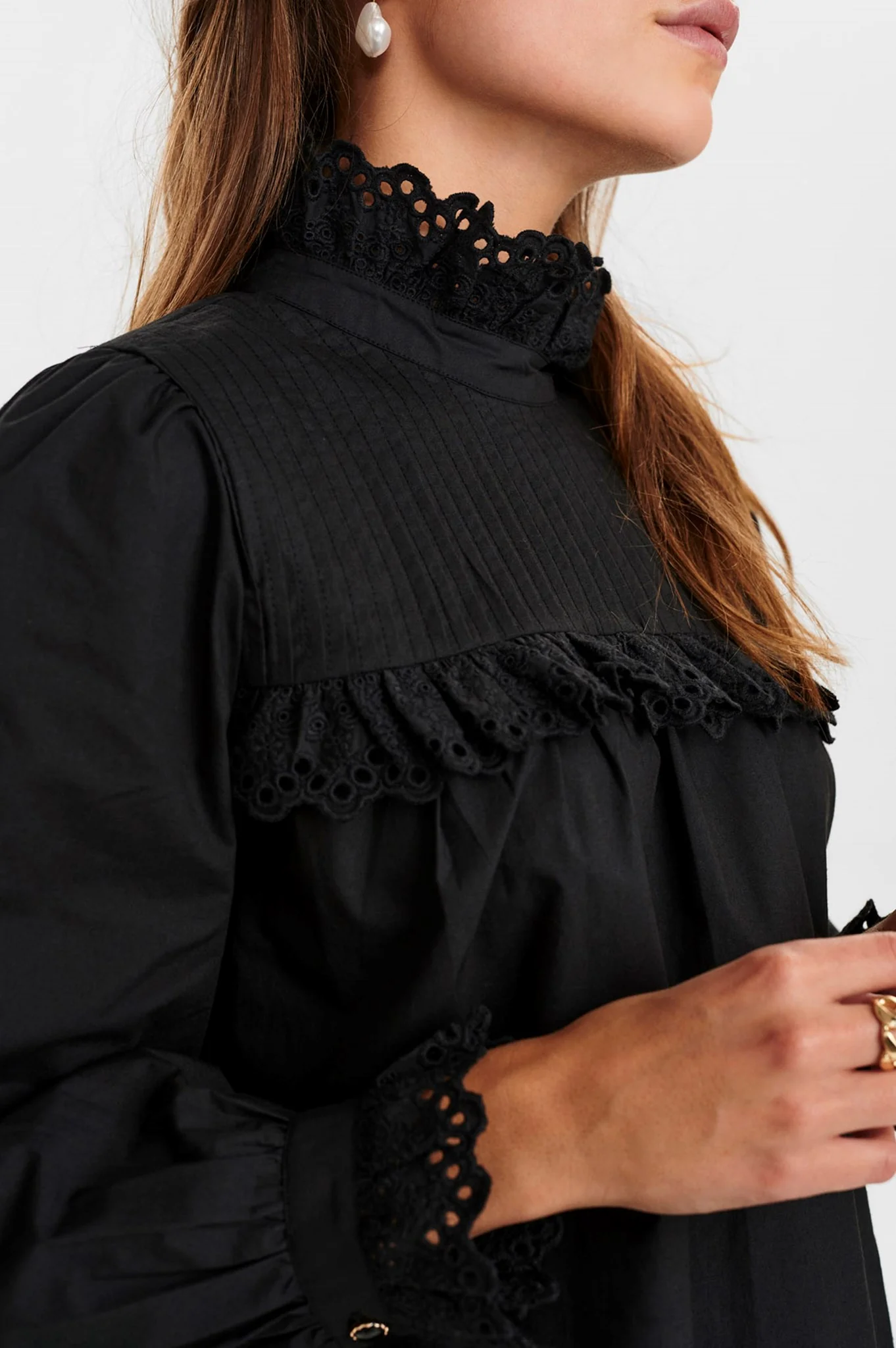 NUCLEMATIS BLOUSE - Caviar - Image 4