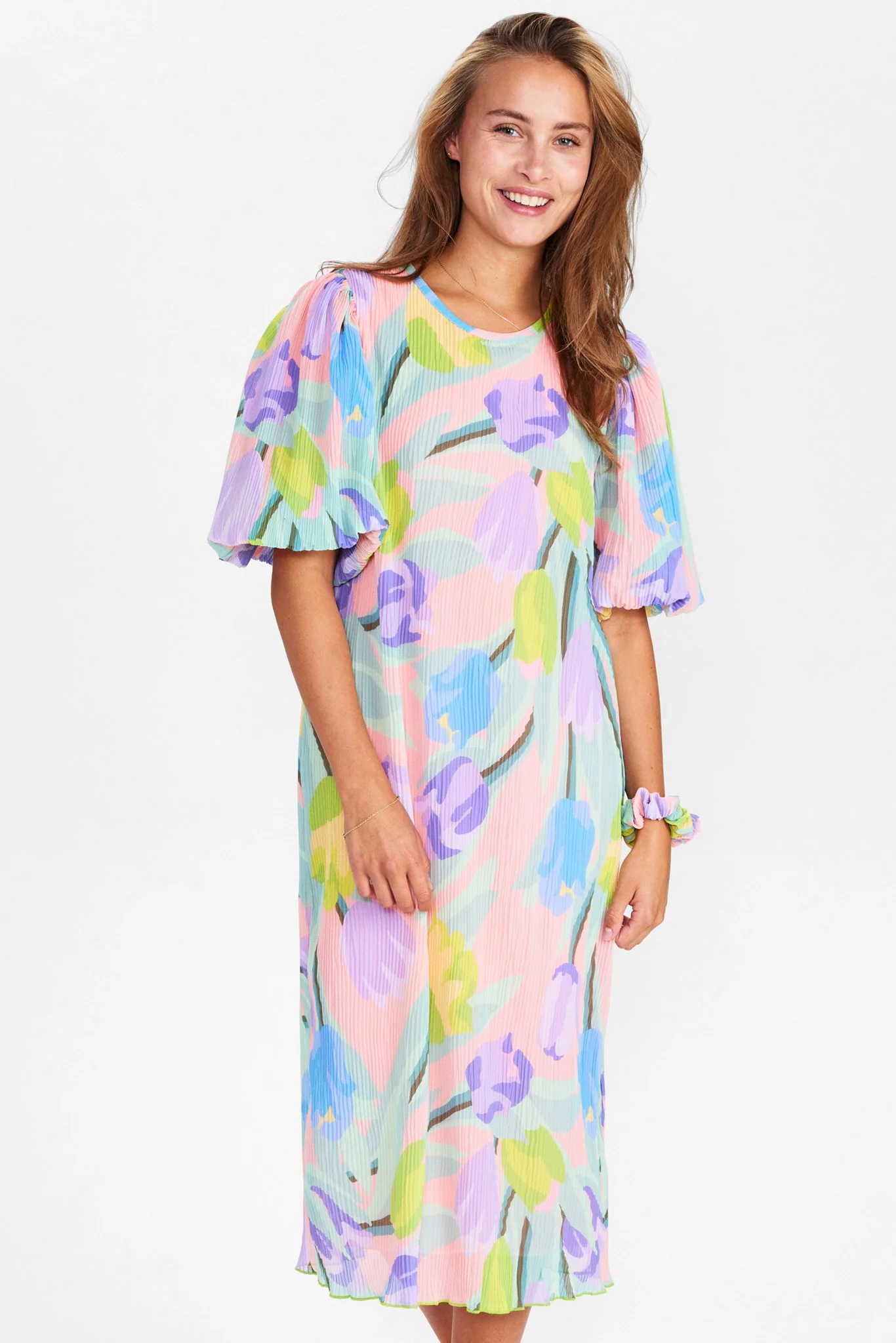 NUCLIO DRESS - Peach Melba