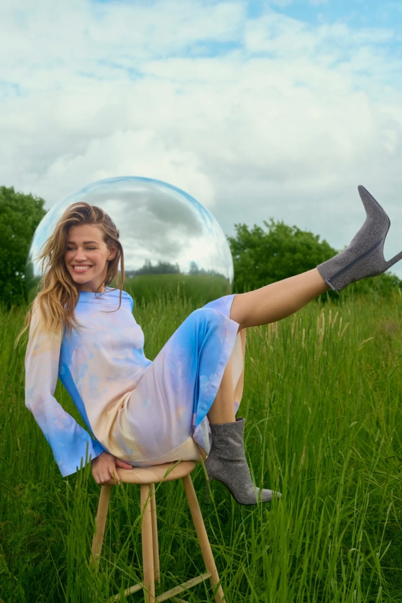 NUCLOUDYA DRESS - Cerulean - Image 6