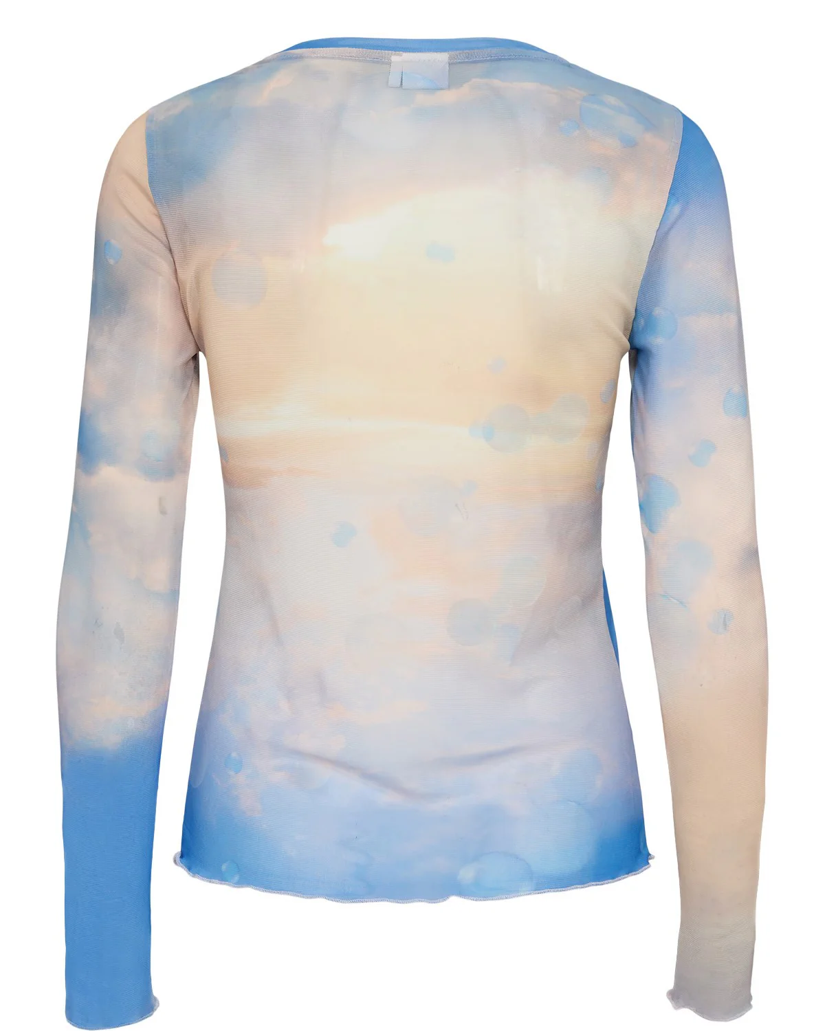 NUCLOUDYA MESH BLOUSE - Cerulean - Image 4