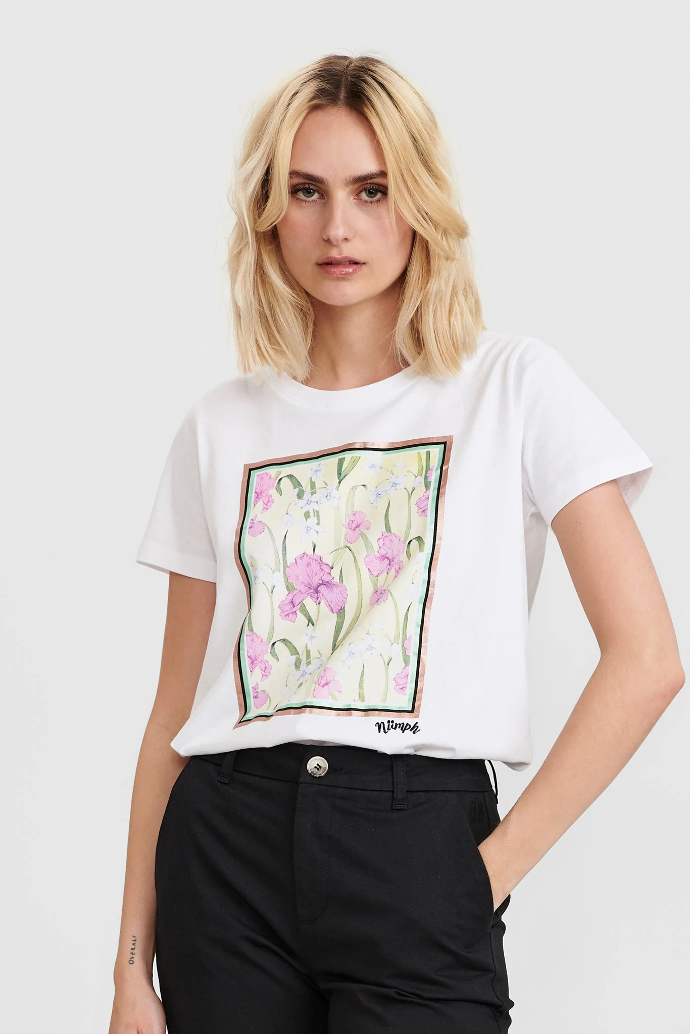 NUCOMET TEE - Bright White