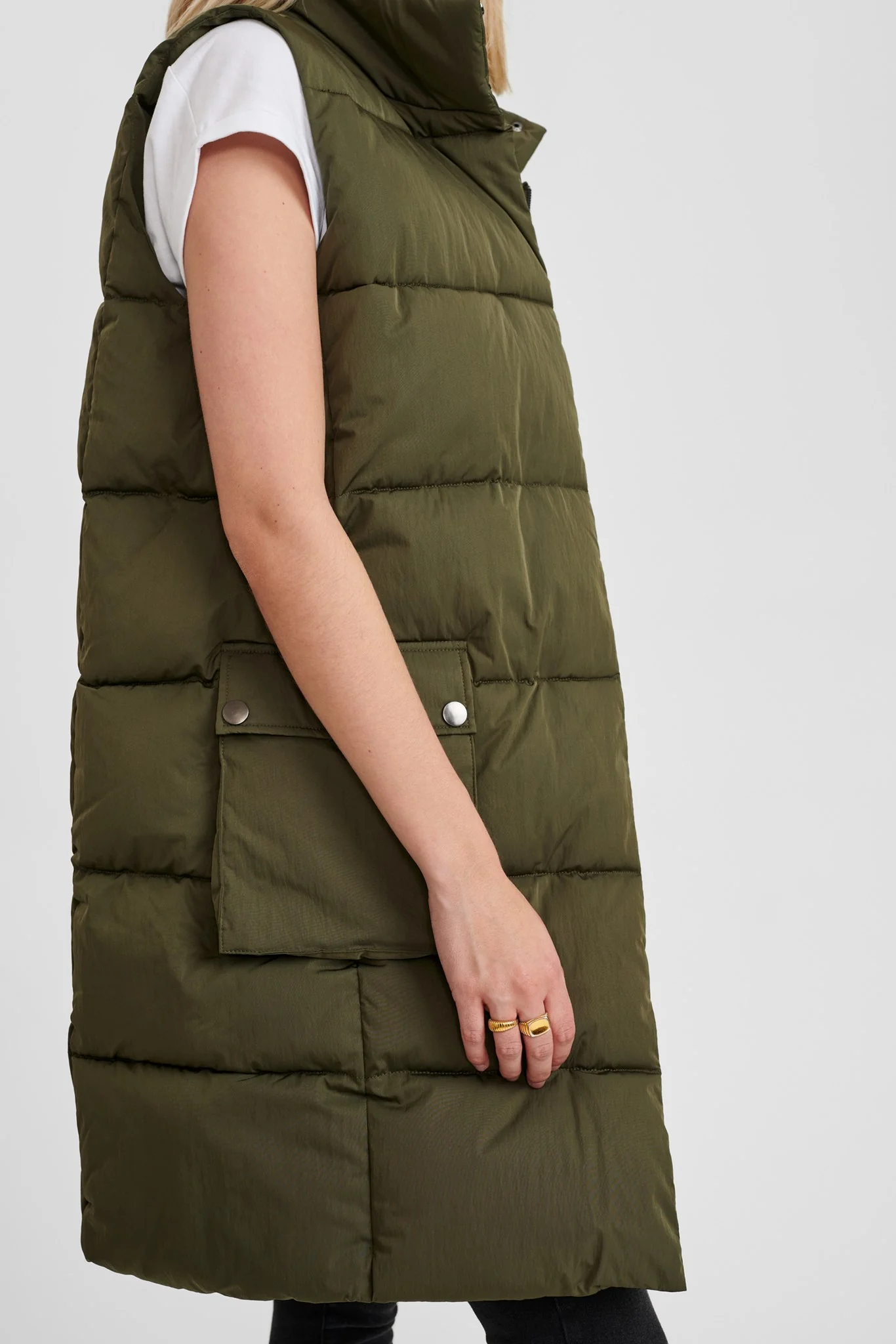 NUCONNERY WAISTCOAT - Grape leaf - Image 4