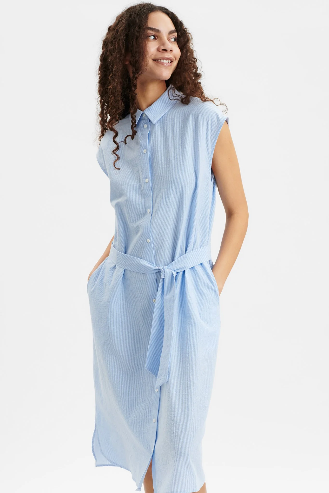 NUCORA DRESS - Blue Bell
