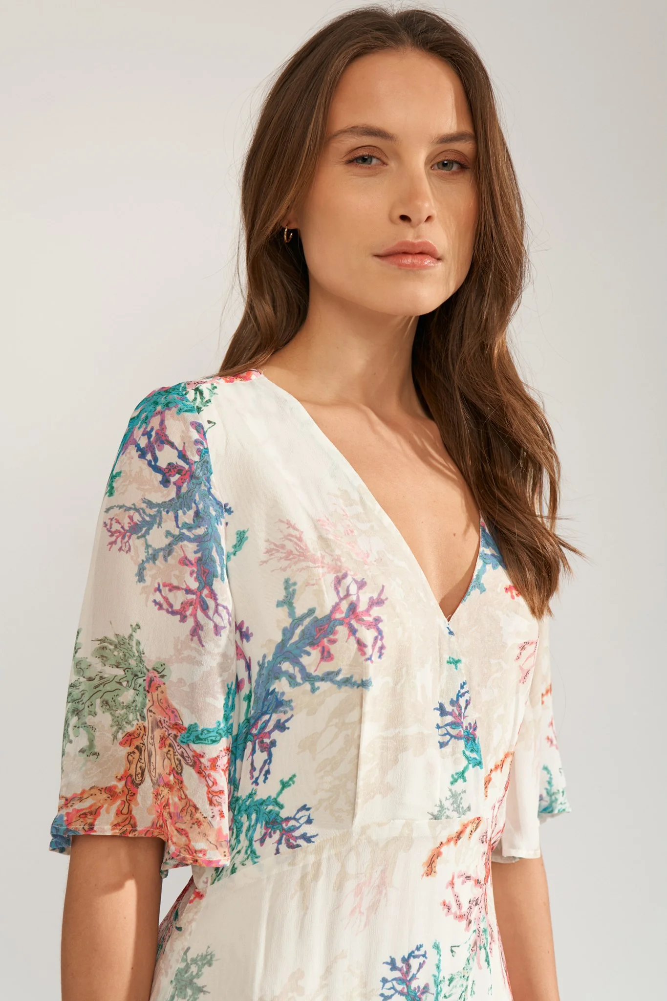 NUCORAL DRESS - Cloud Dancer - Image 4
