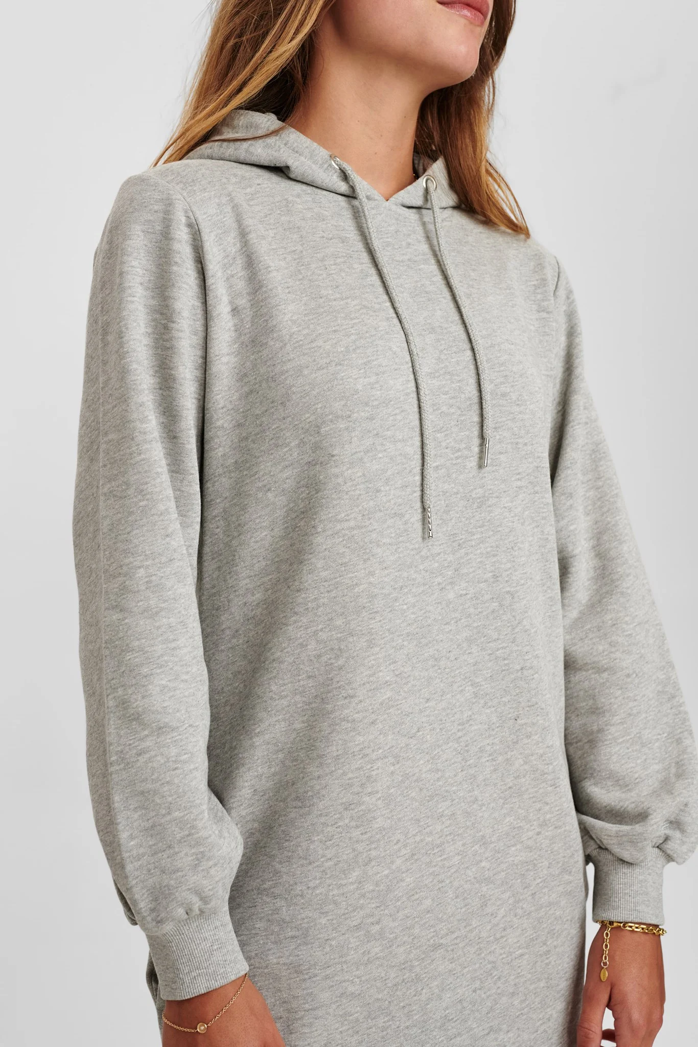 NUCORSICA DRESS - Medium Grey mel - Image 5