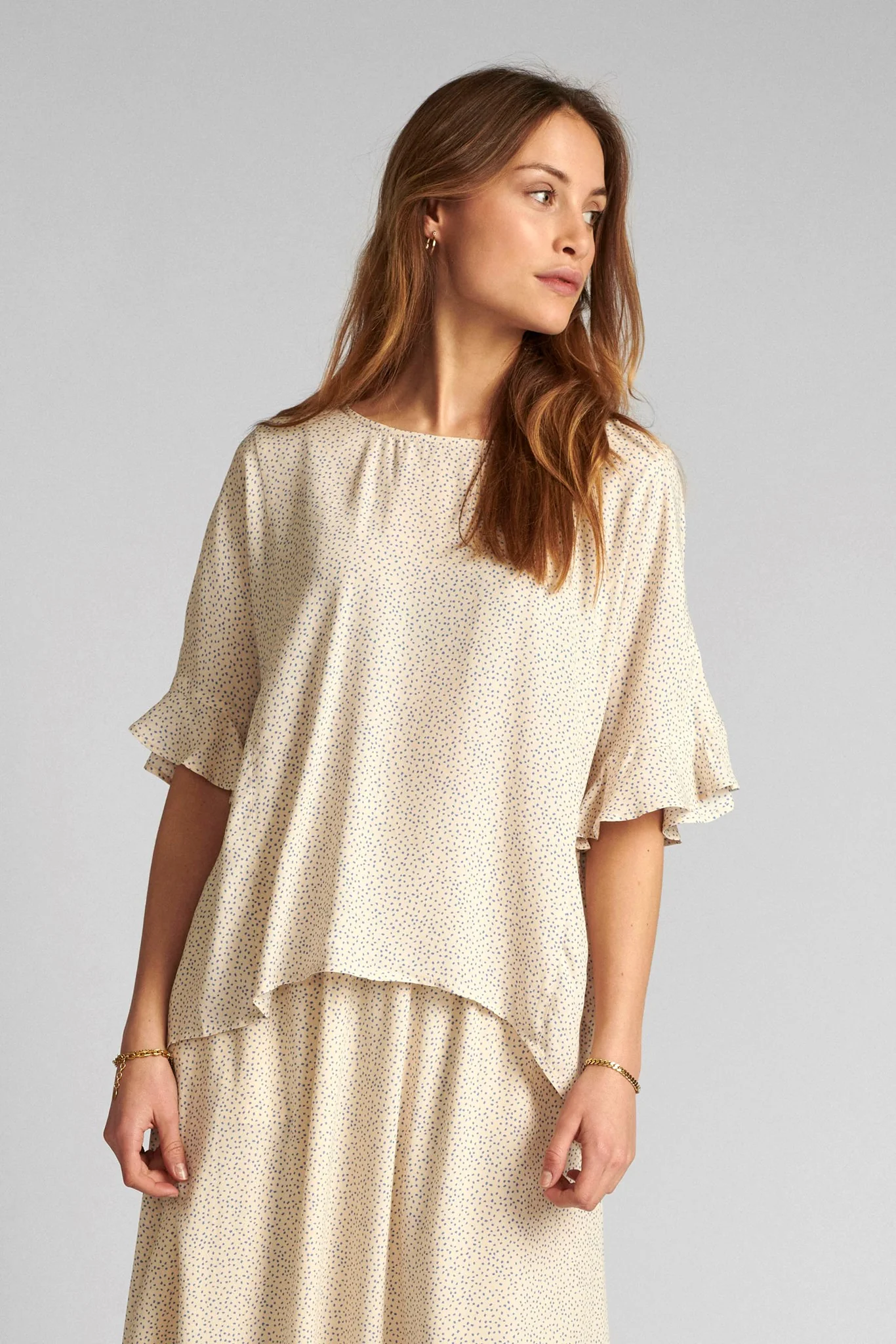 NUCOURTNEY BLOUSE - Brazillian Sand