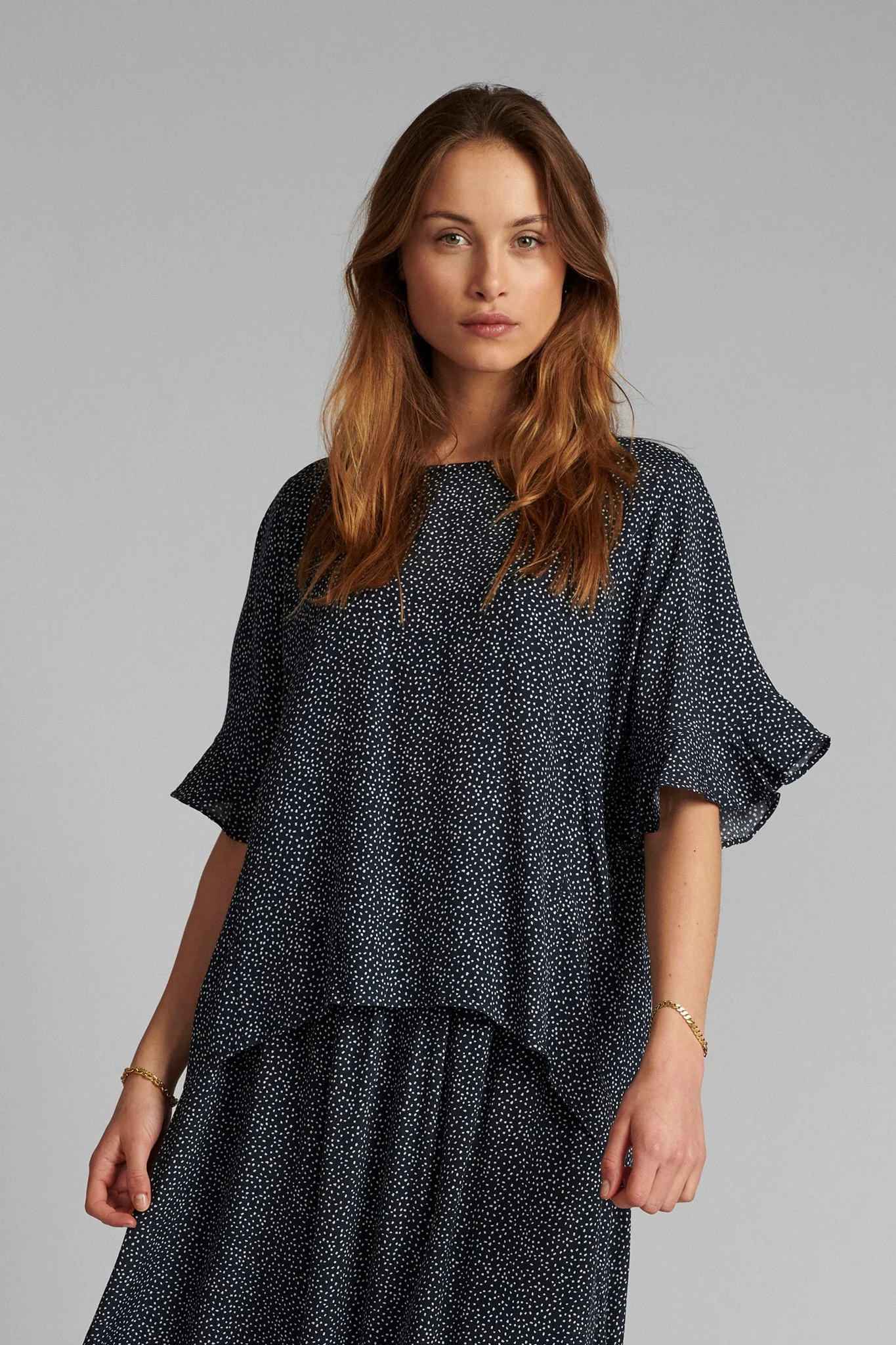 NUCOURTNEY BLOUSE - Dark Sapphire