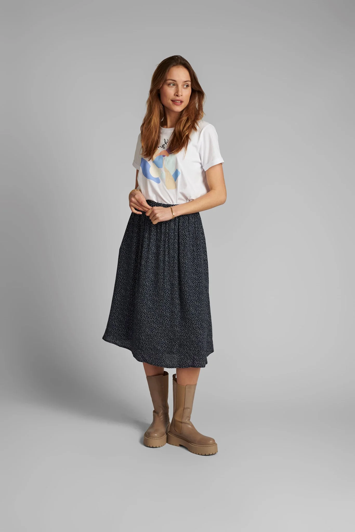 NUCOURTNEY SKIRT - Dark Sapphire - Image 3